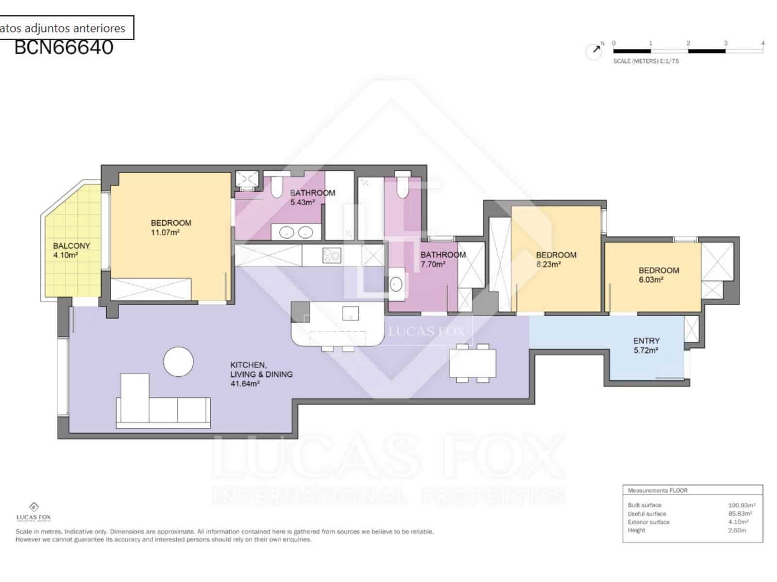 3 chambre Appartement à vendre à Barcelone ville avec garage - 775 000 € (Ref: 9610187)