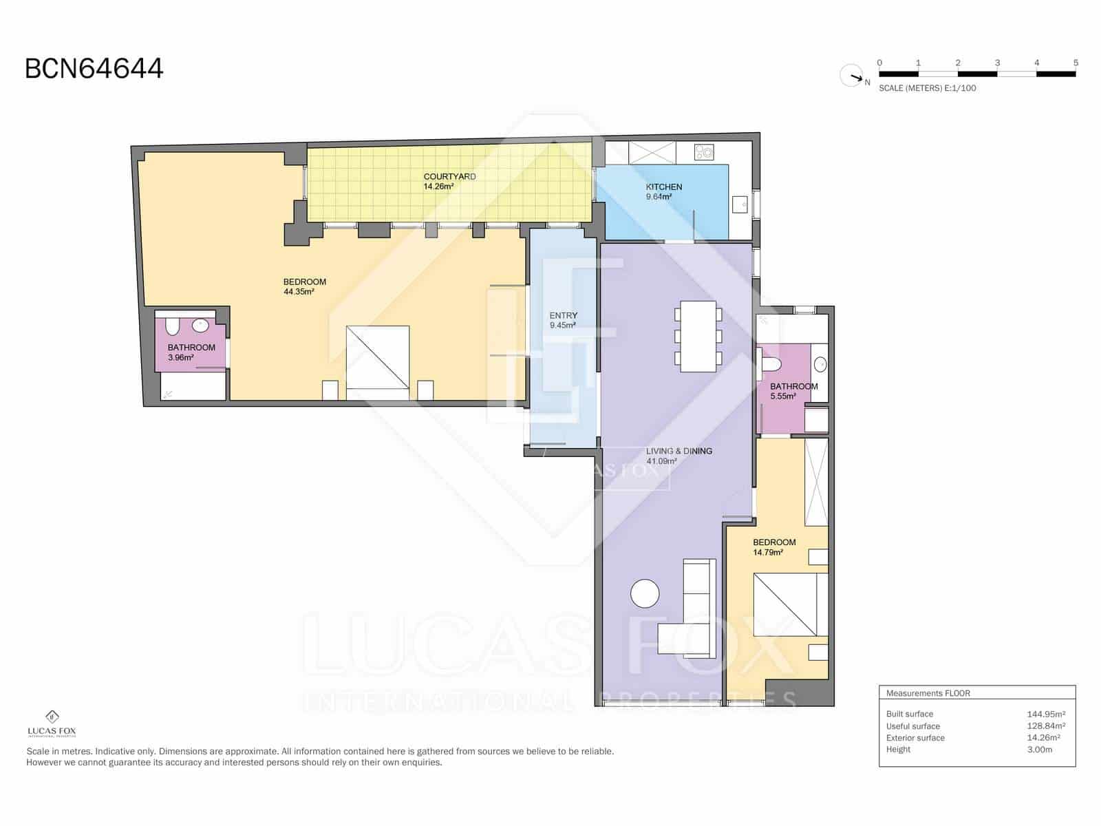 2 chambre Appartement à vendre à Barcelone ville avec piscine - 845 000 € (Ref: 9610325)