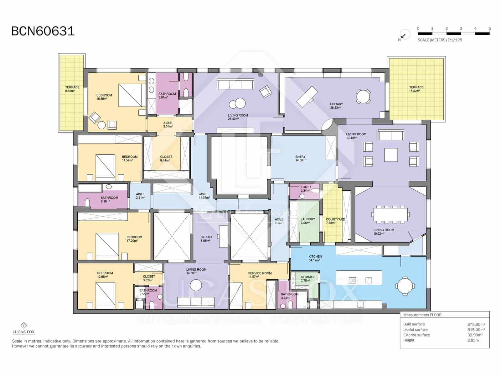 6 bedroom Apartment for sale in Barcelona city with garage - € 2,490,000 (Ref: 9618444)