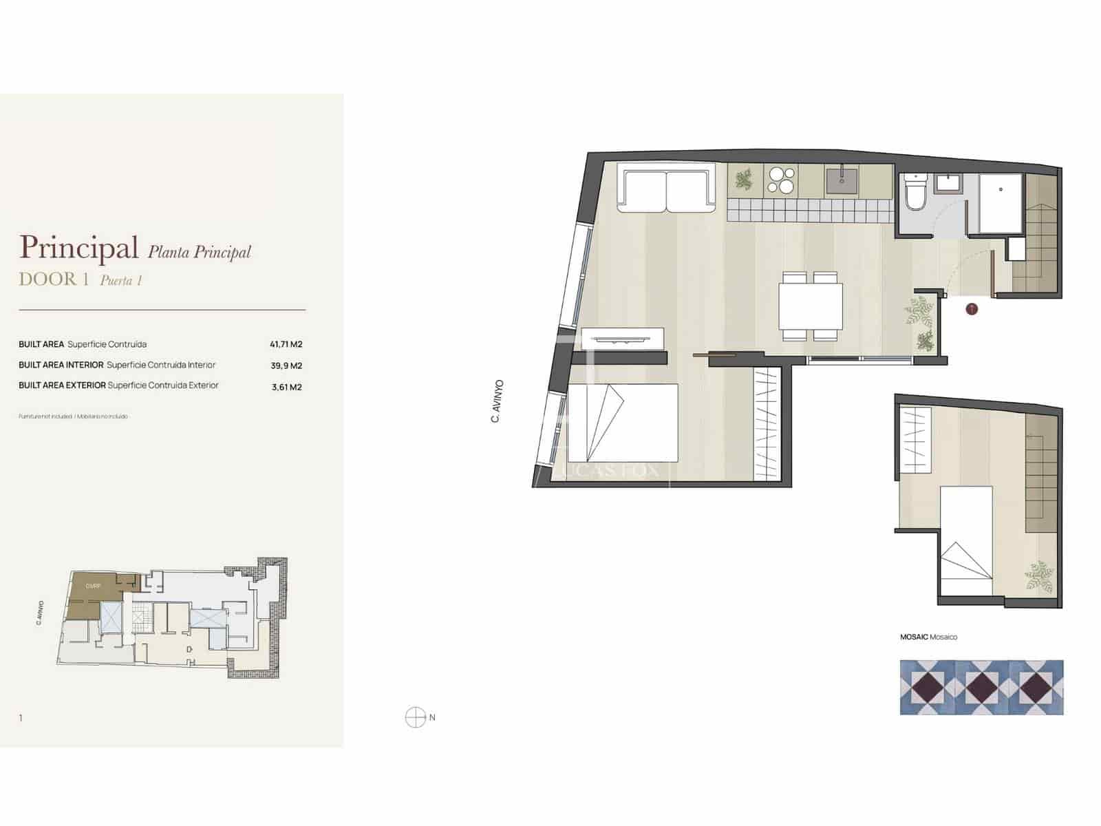 2 chambre Appartement à vendre à Barcelone ville - 399 000 € (Ref: 9618589)