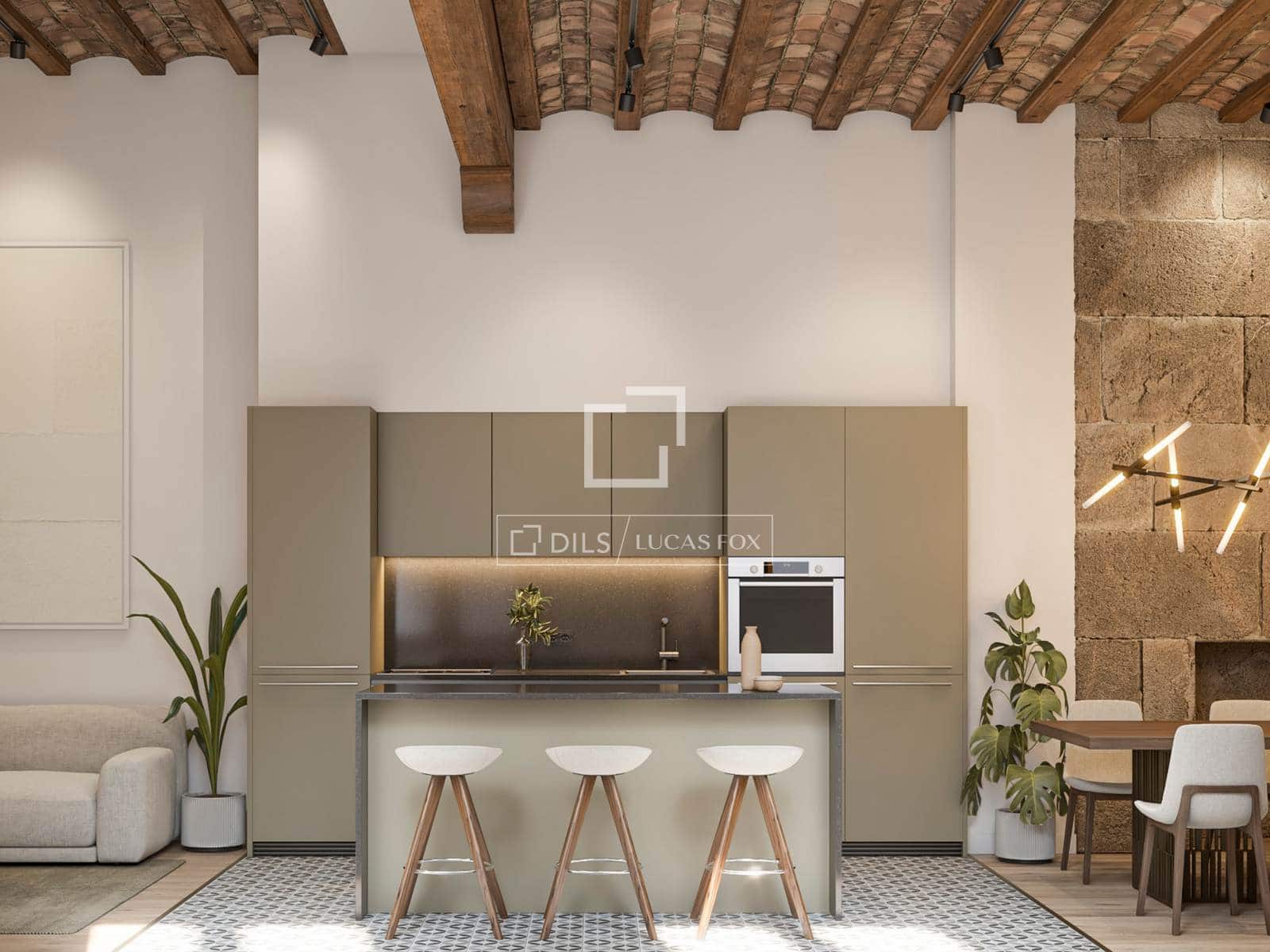 2 quarto Apartamento para venda em Barcelona cidade - 325 000 € (Ref: 9618590)