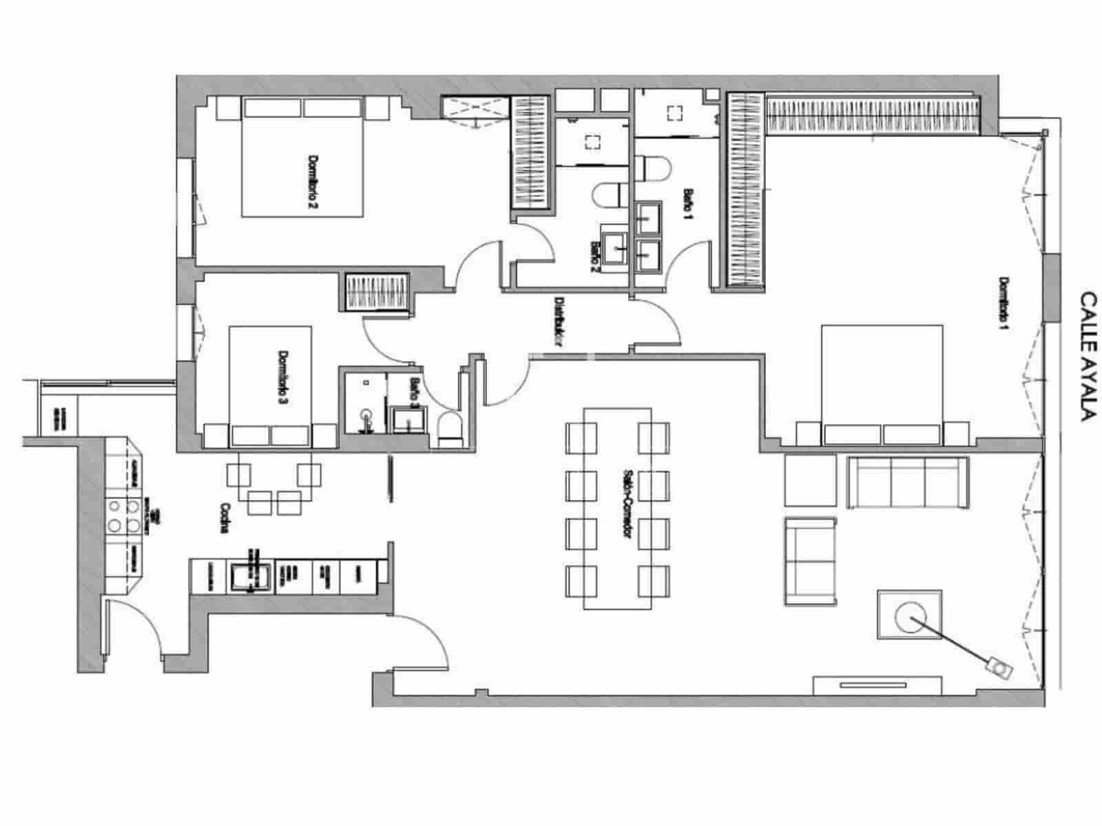 3 chambre Appartement à vendre à Madrid ville avec garage - 3 200 000 € (Ref: 9618647)