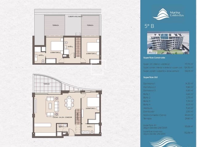 3 bedroom Penthouse for sale in Benalmádena with pool - € 1,410,000 (Ref: 9626460)