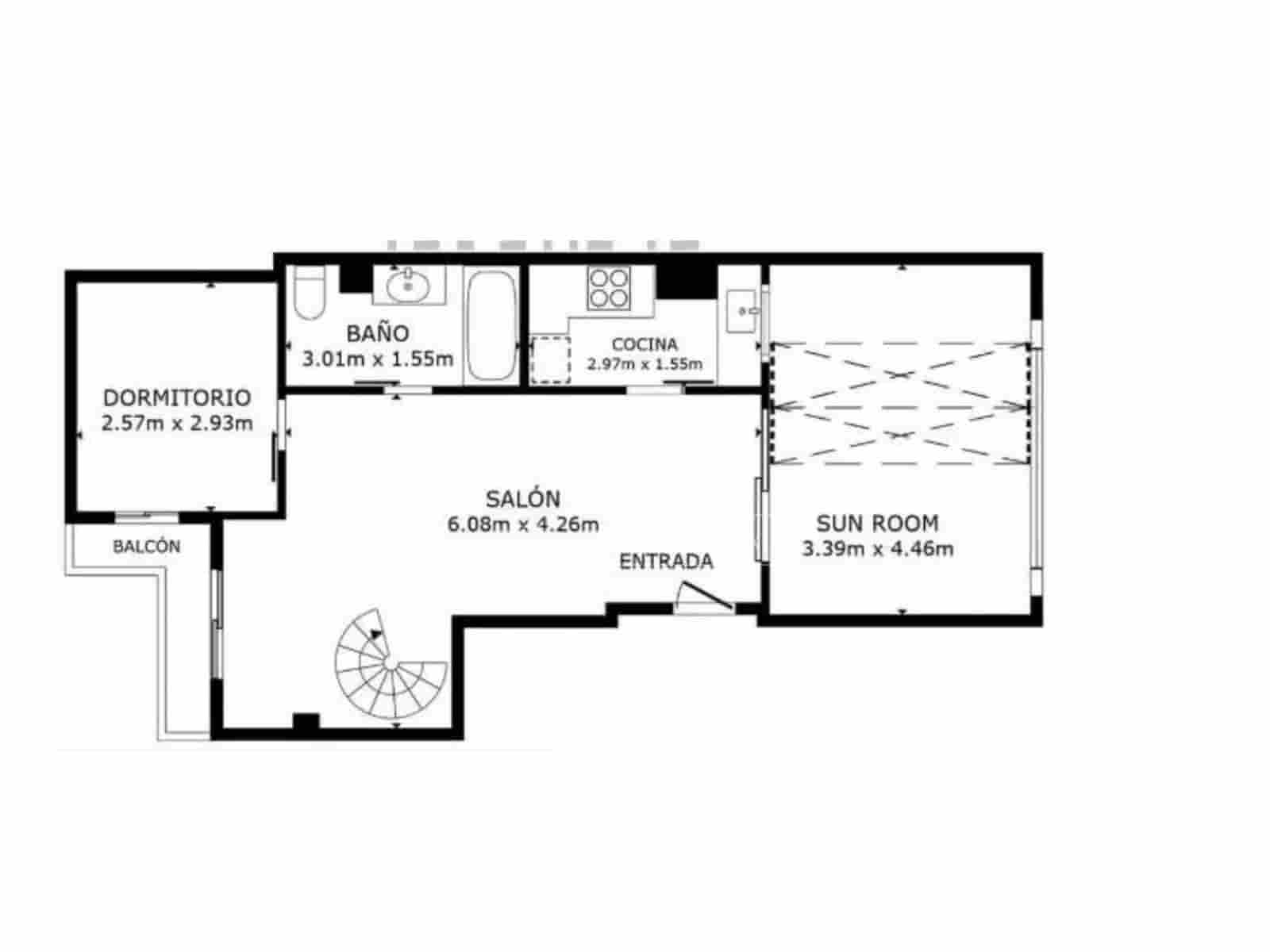 2 camera da letto Appartamento in vendita in Valencia citta con garage - 465.000 € (Rif: 9626462)