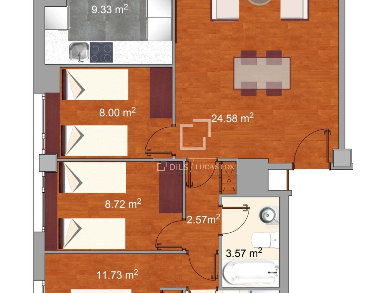 3 camera da letto Appartamento in vendita in Vilanova i la Geltru con garage - 360.000 € (Rif: 9628129)