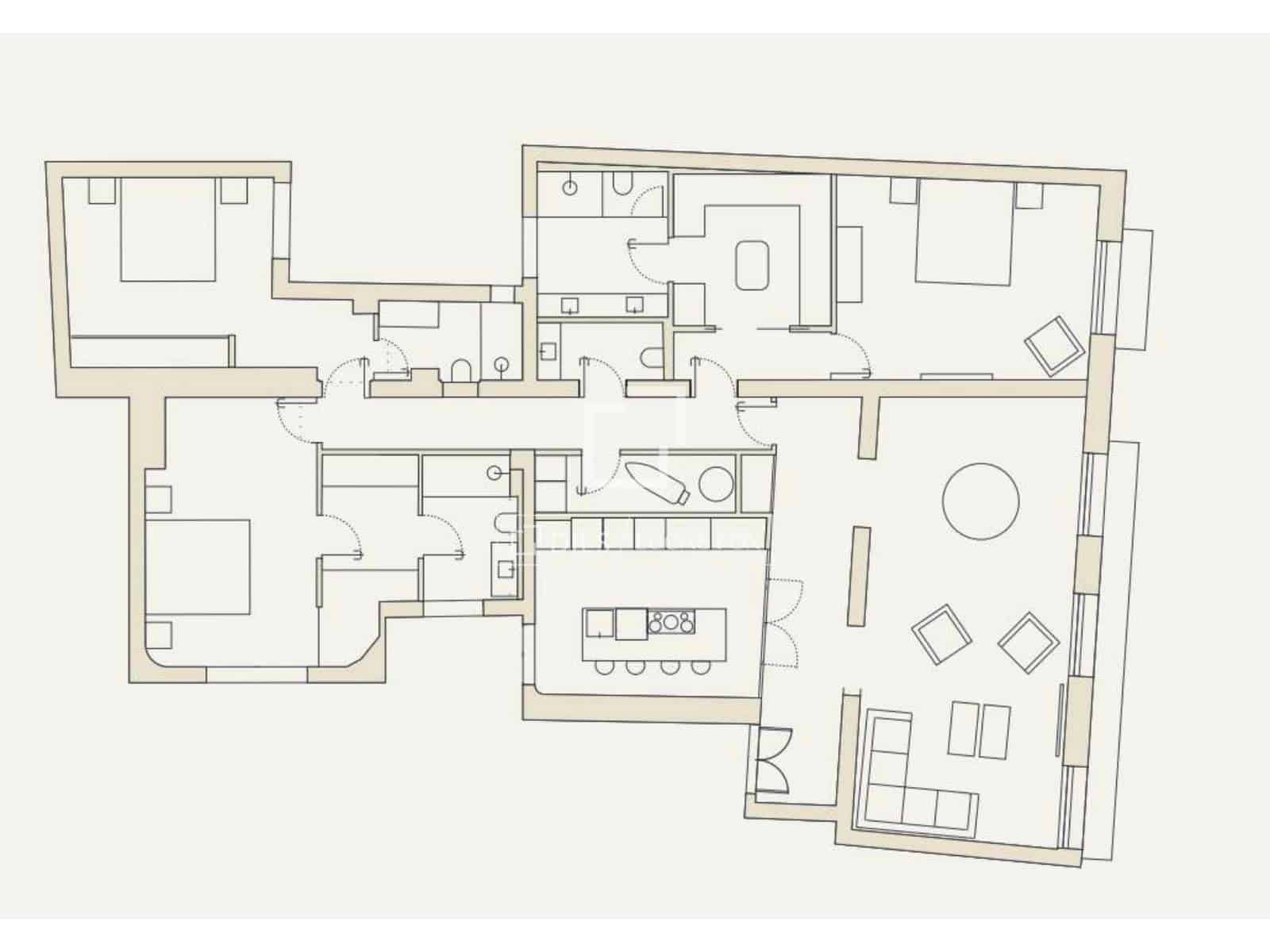 3 Zimmer Apartment zu verkaufen in Madrid Stadt - 2.450.000 € (Ref: 9629231)