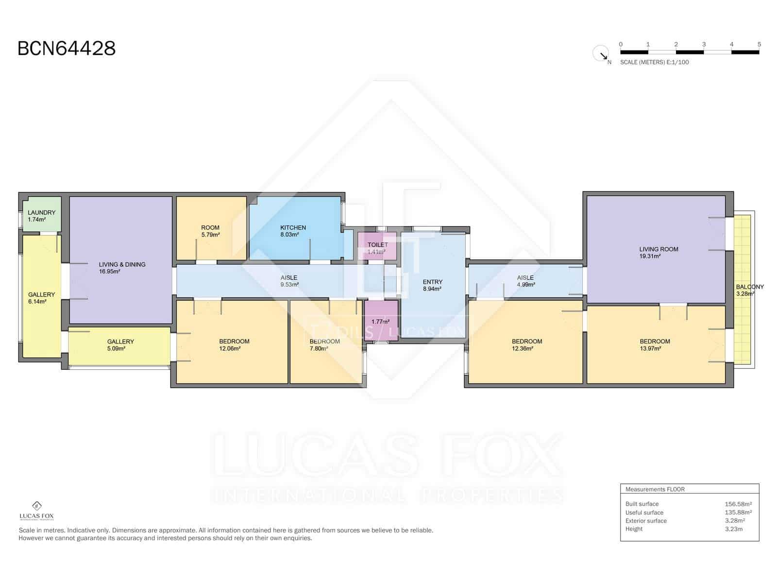 4 camera da letto Appartamento in vendita in Barcelona citta - 910.000 € (Rif: 9631804)