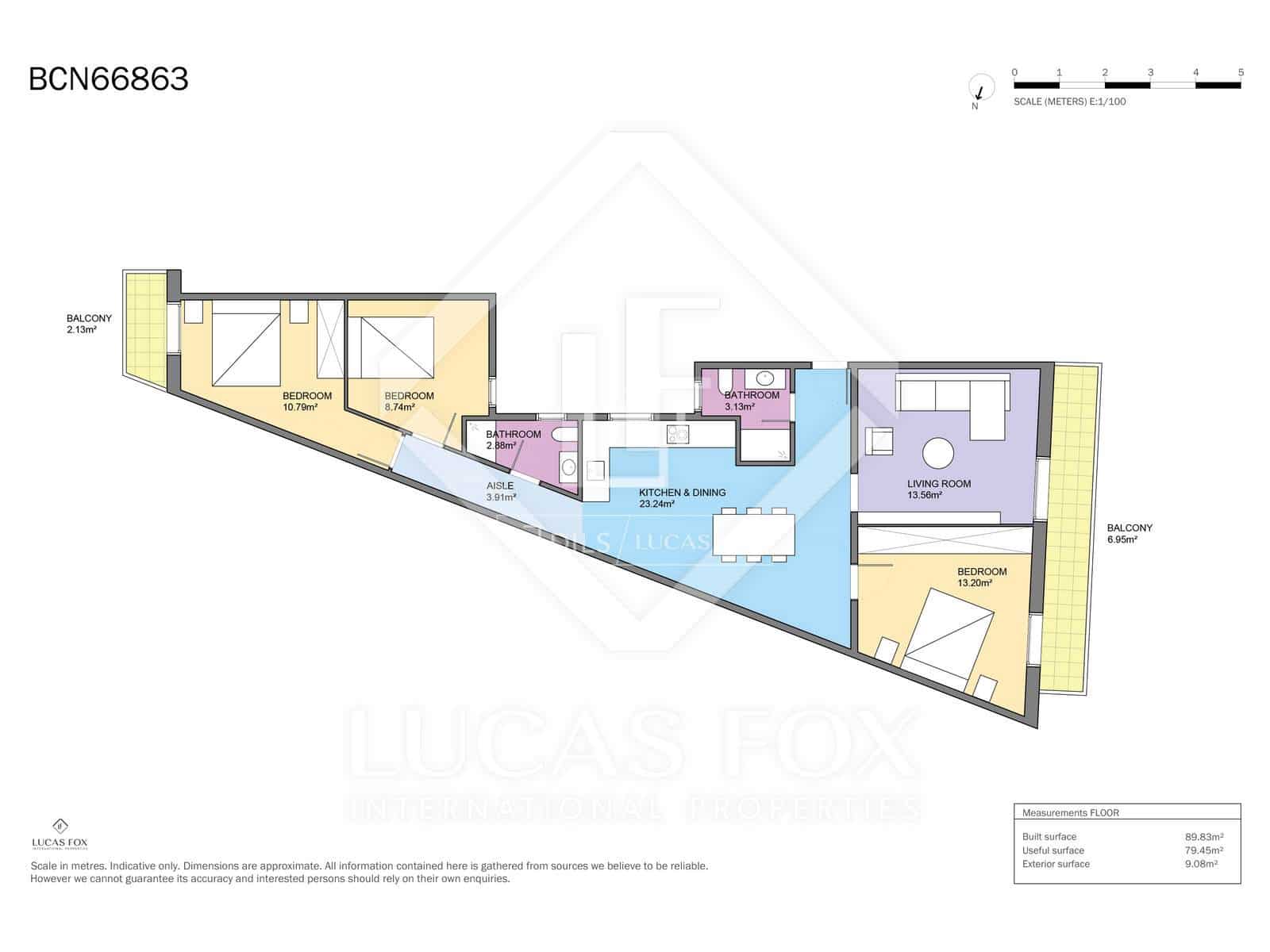 3 Zimmer Apartment zu verkaufen in Barcelona Stadt - 536.000 € (Ref: 9634714)