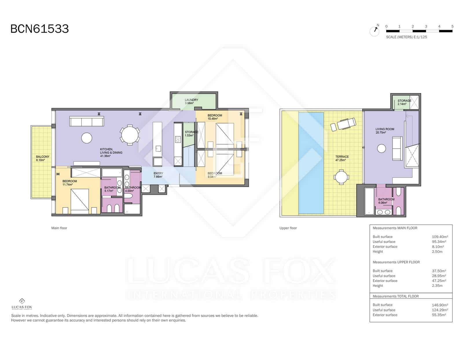 4 bedroom Penthouse for sale in Barcelona city with pool - € 2,200,000 (Ref: 9642868)