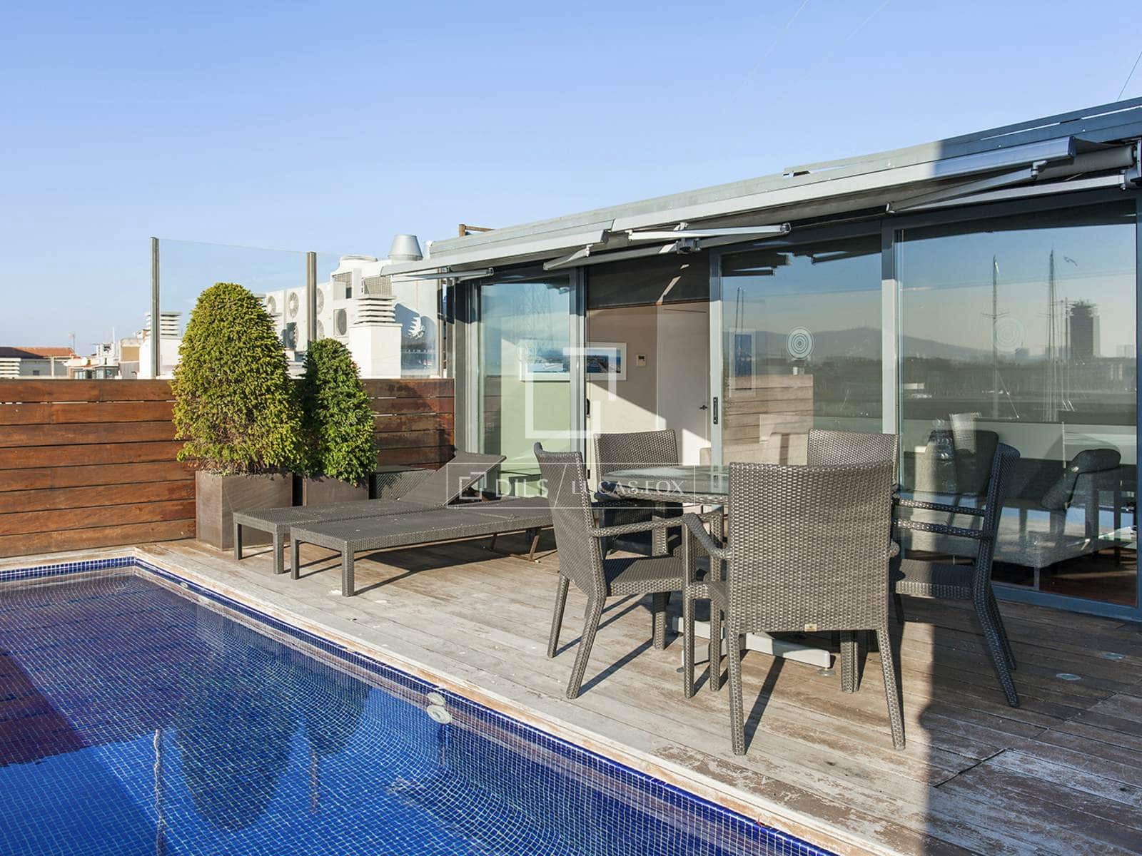 4 bedroom Penthouse for sale in Barcelona city with pool - € 2,200,000 (Ref: 9642868)