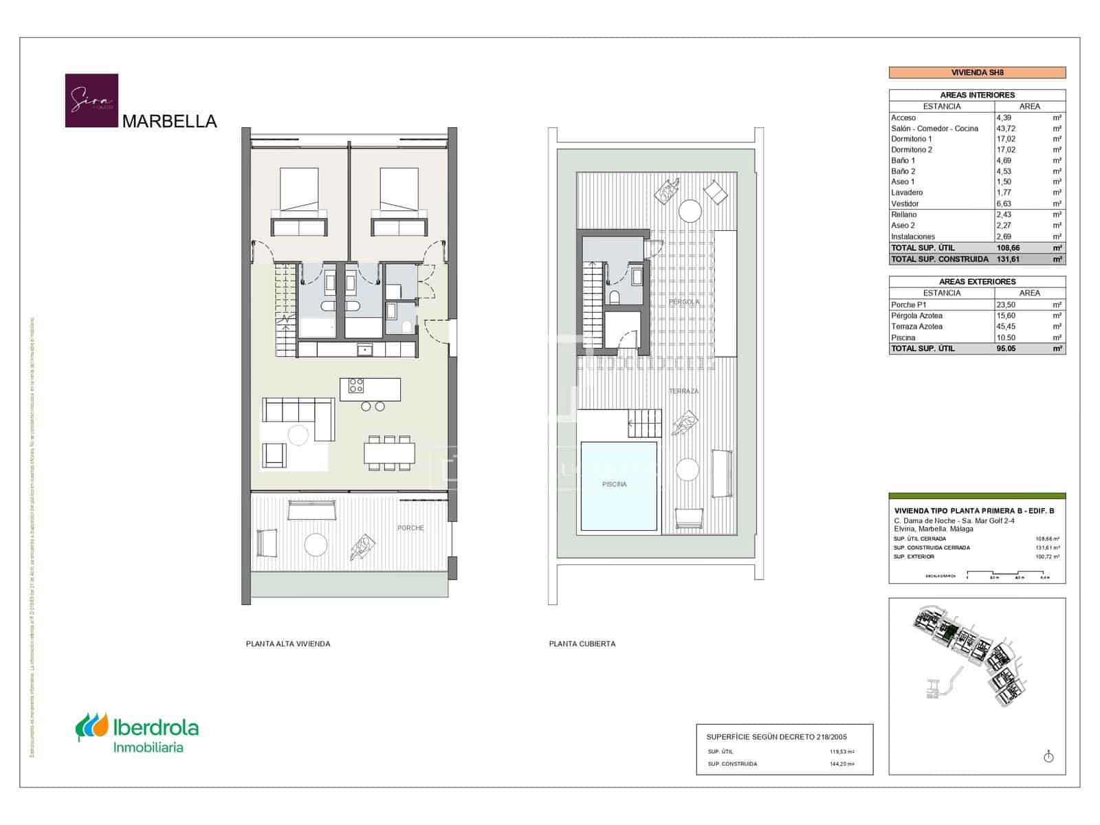 3 camera da letto Appartamento in vendita in Elviria con piscina garage - 1.225.000 € (Rif: 9643475)