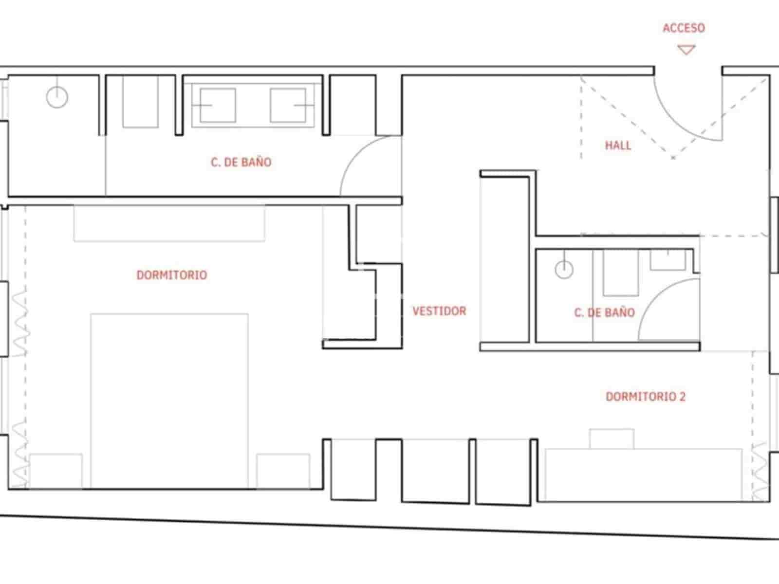 Apartamento de 2 habitaciones en Madrid ciudad en venta - 719.000 € (Ref: 9650623)
