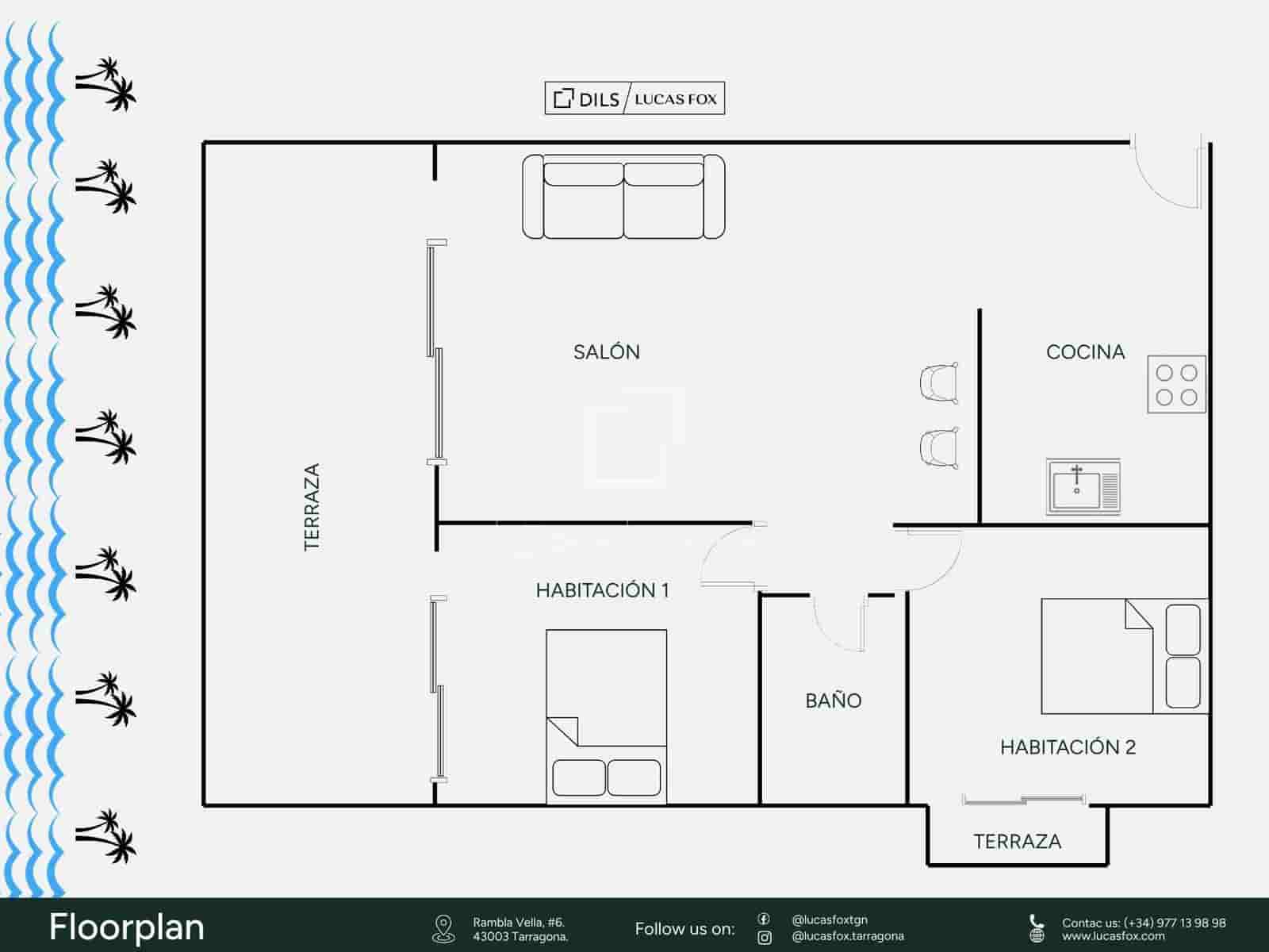 2 bedroom Apartment for sale in Salou - € 450,000 (Ref: 9650932)