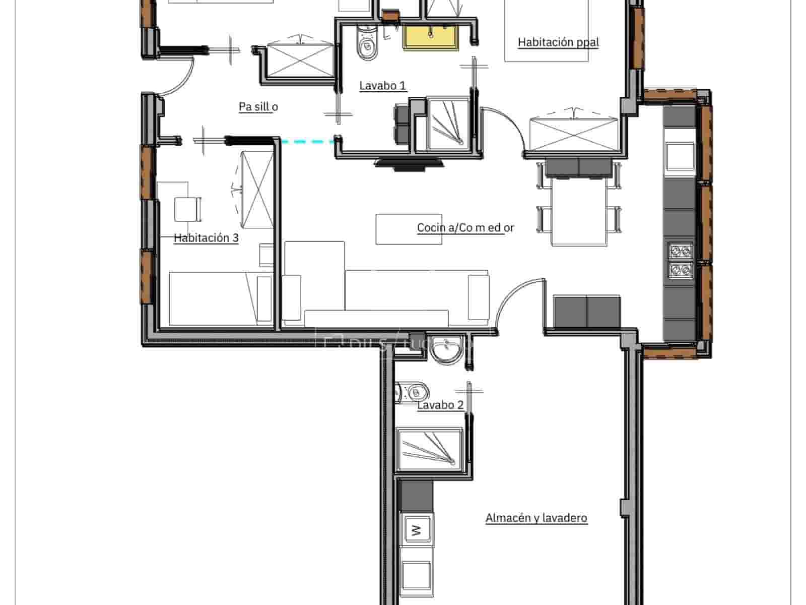 Apartamento de 3 habitaciones en Tarragona ciudad en venta con garaje - 315.000 € (Ref: 9653165)