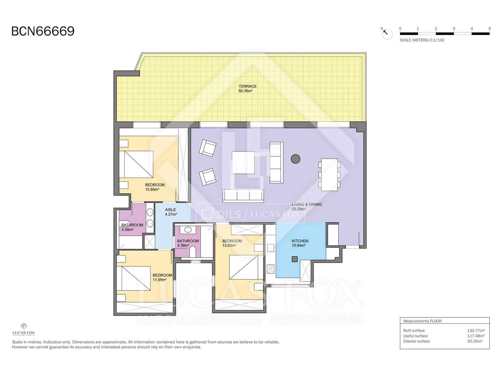 3 makuuhuone Huoneisto myytävänä paikassa Barcelona kaupunki mukana 
autotalli - 1 690 000 € (Ref: 9657879)