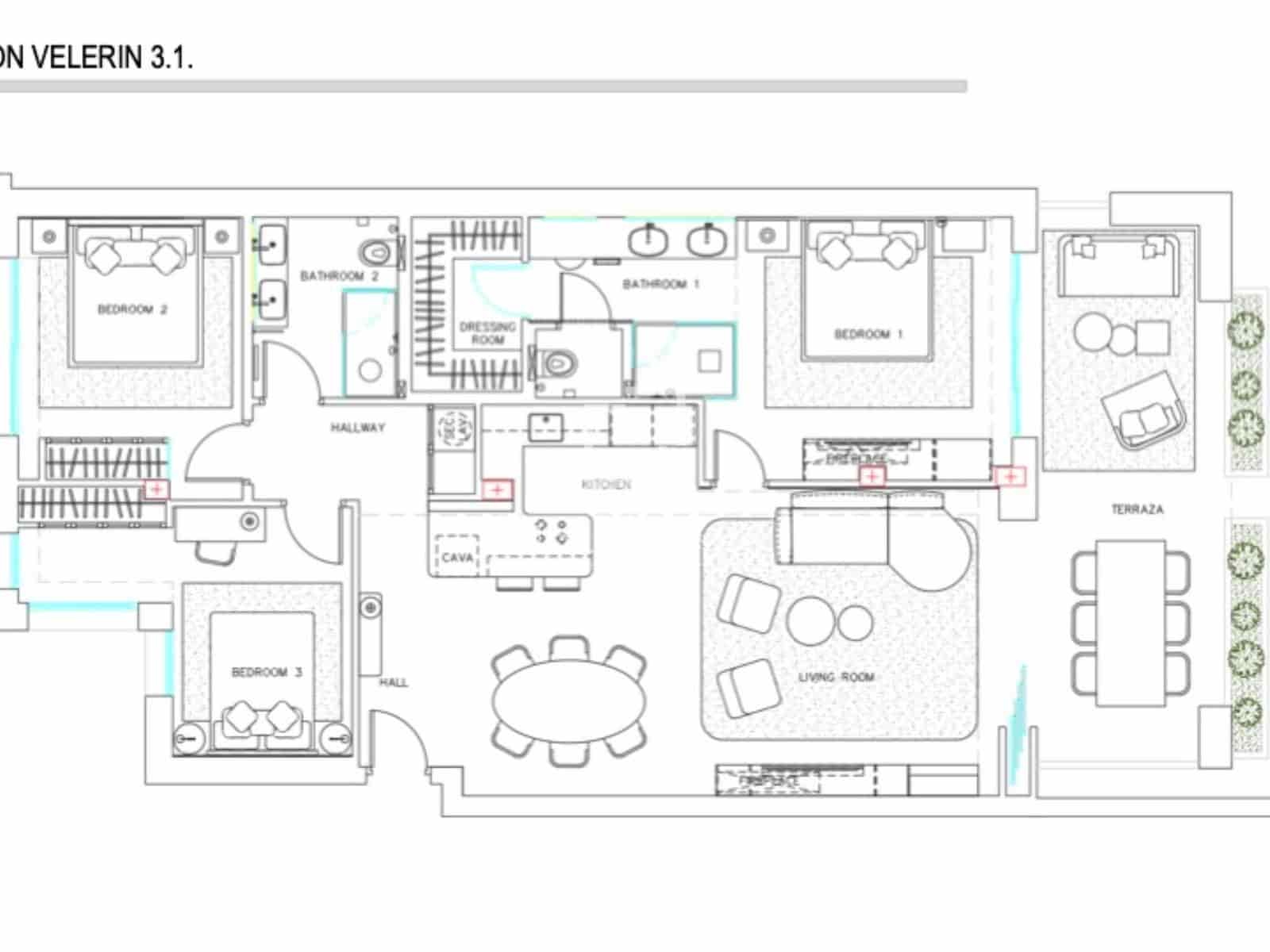 3 chambre Appartement à vendre à Estepona avec piscine garage - 1 995 000 € (Ref: 9657880)