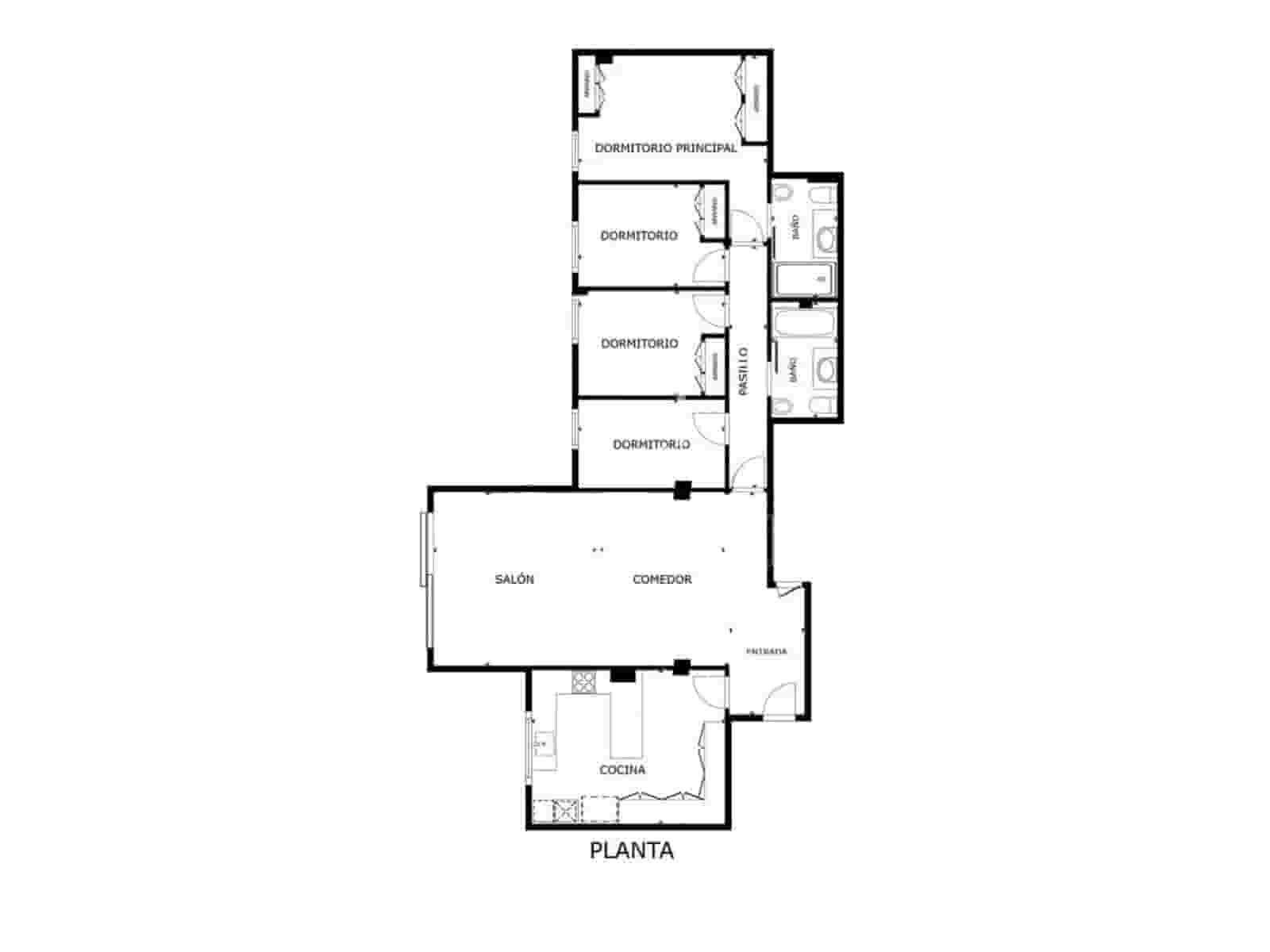 4 sypialnia Apartament na sprzedaż w Miasto Malaga z basenem garażem - 1 495 000 € (Ref: 9671004)
