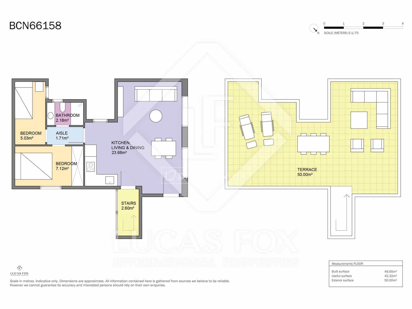 2 quarto Apartamento para venda em Barcelona cidade - 529 000 € (Ref: 9684226)