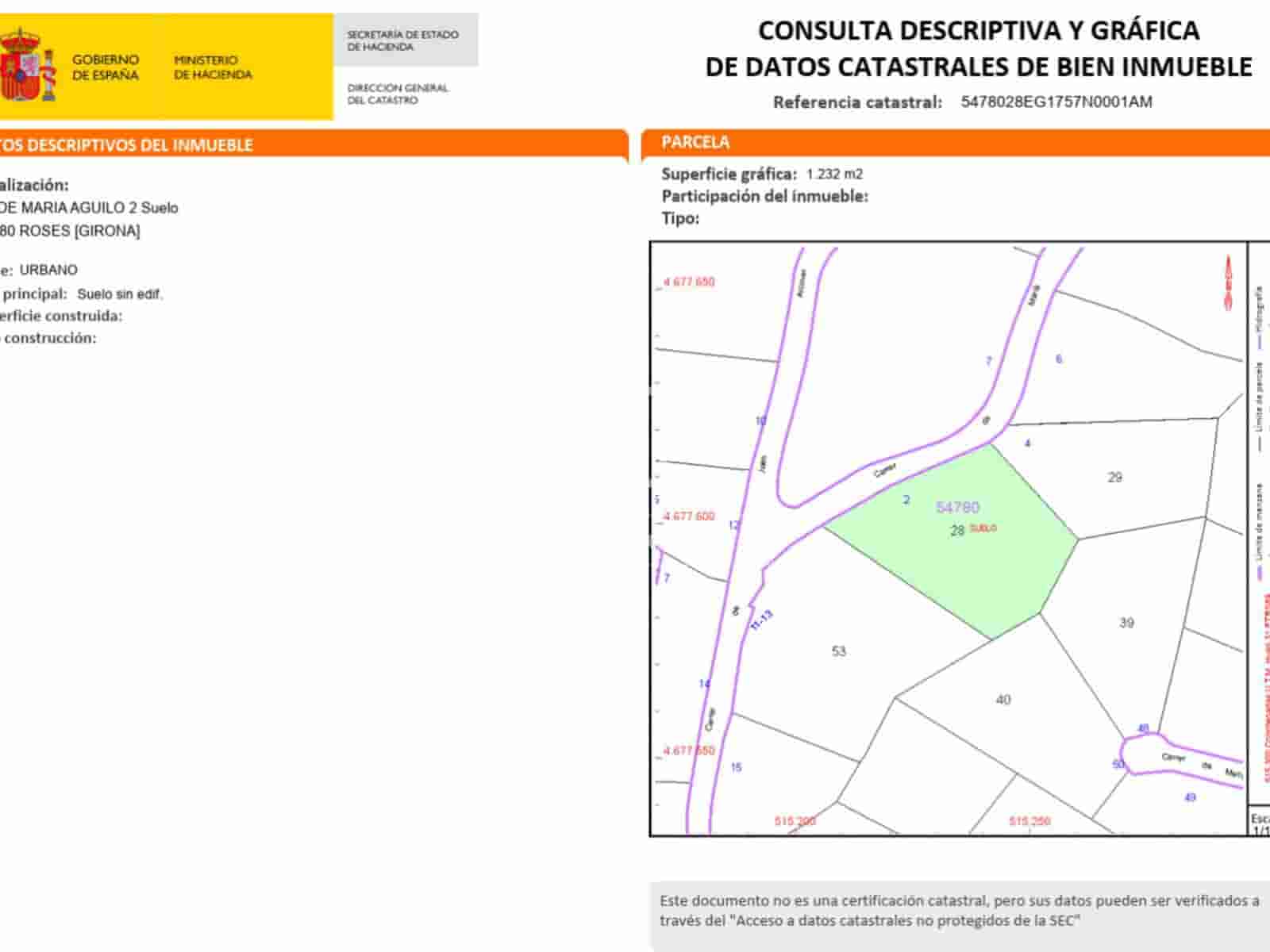 Działka budowlana na sprzedaż w Roses - 440 000 € (Ref: 9697749)