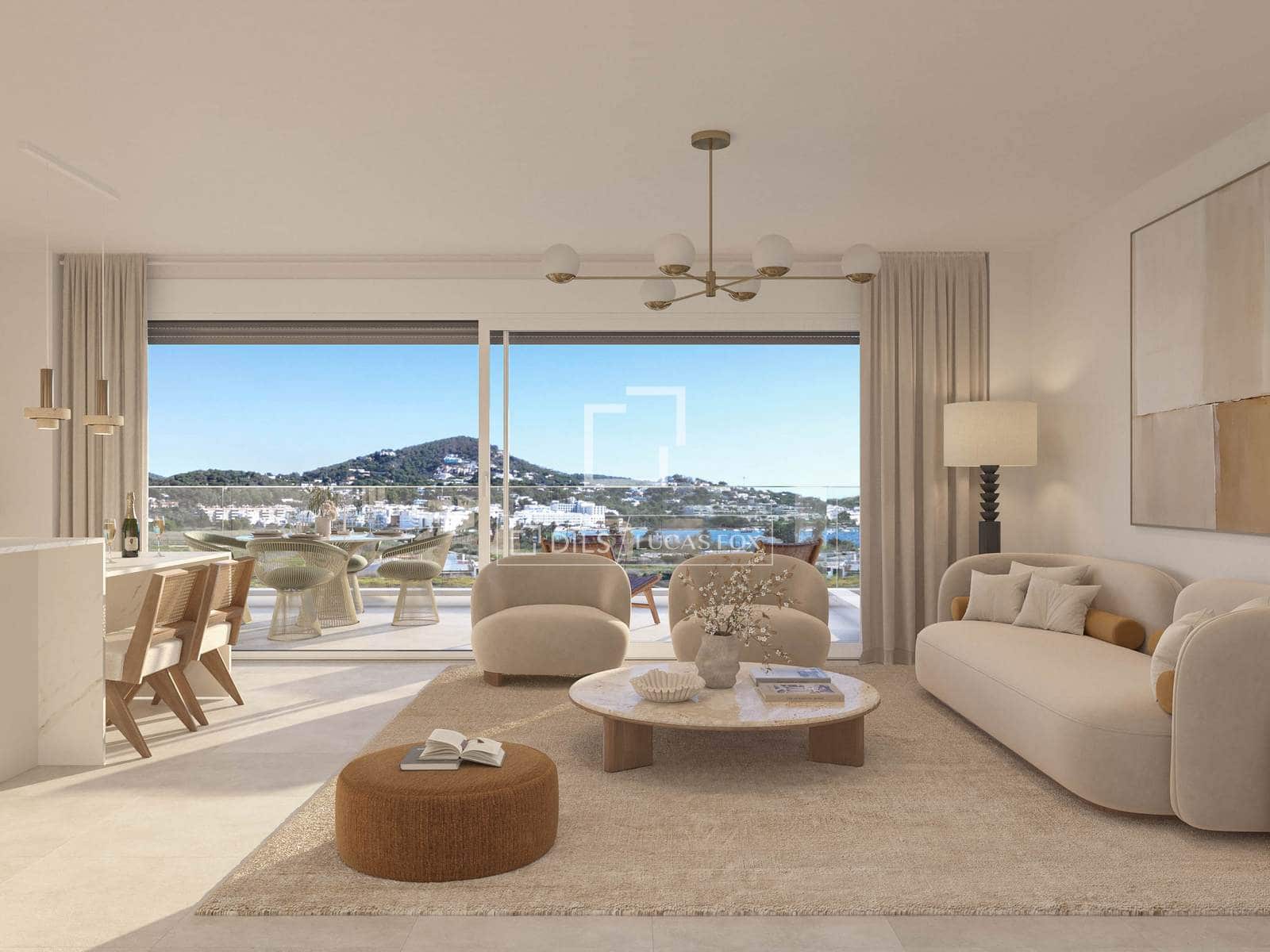 2 bedroom Apartment for sale in Ibiza / Eivissa town with pool garage - € 875,000 (Ref: 9707655)