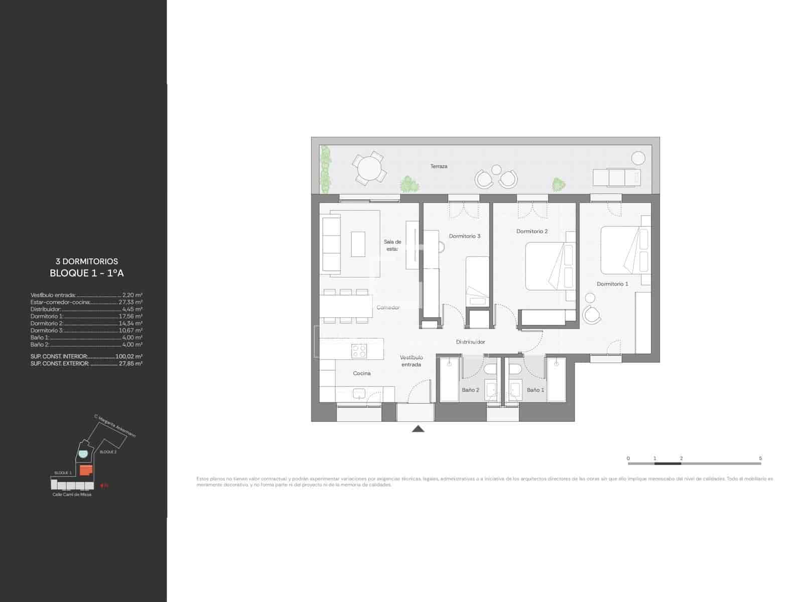 3 bedroom Apartment for sale in Ibiza / Eivissa town with pool garage - € 895,000 (Ref: 9707922)