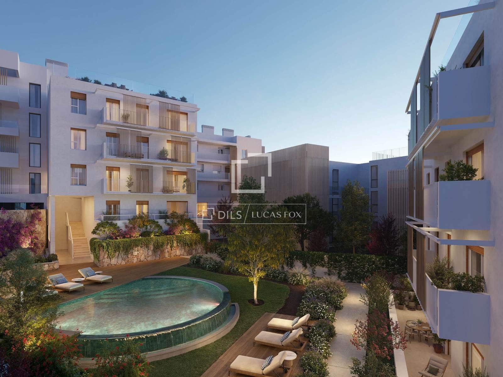 Ático de 2 habitaciones en Ibiza / Eivissa ciudad en venta con piscina garaje - 1.295.000 € (Ref: 9707927)