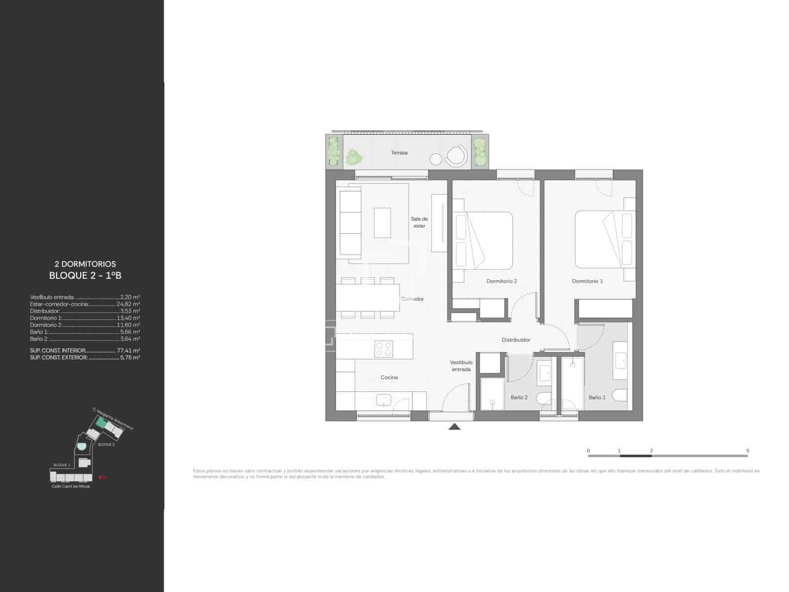 2 bedroom Apartment for sale in Ibiza / Eivissa town with pool garage - € 585,000 (Ref: 9707928)