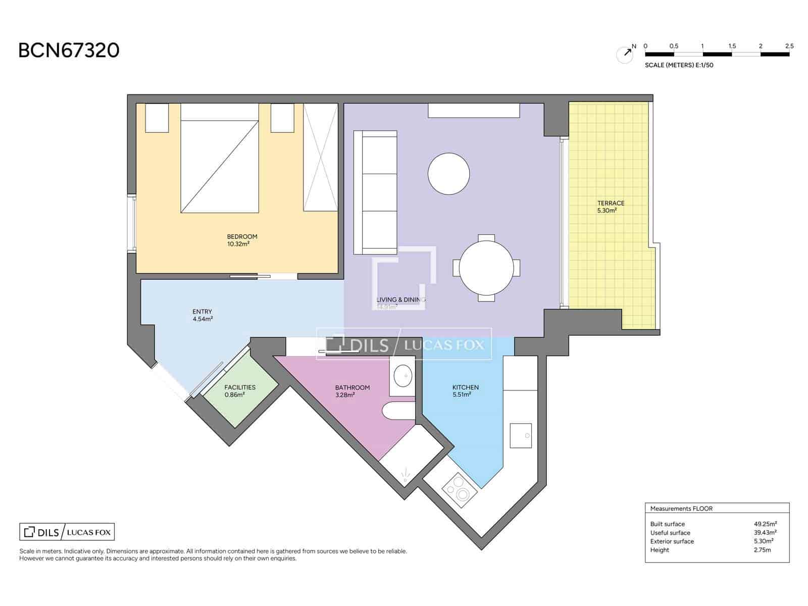 1 camera da letto Appartamento in vendita in Barcelona citta con piscina - 475.000 € (Rif: 9709042)