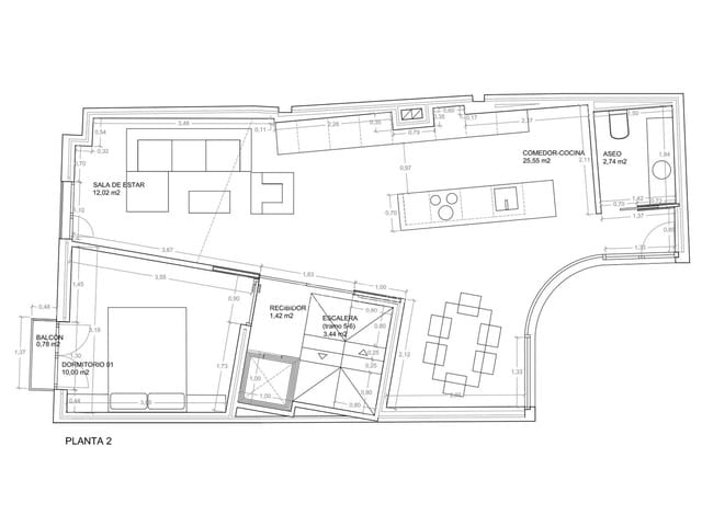 3 quarto Penthouse para venda em Valência cidade - 890 000 € (Ref: 9709133)