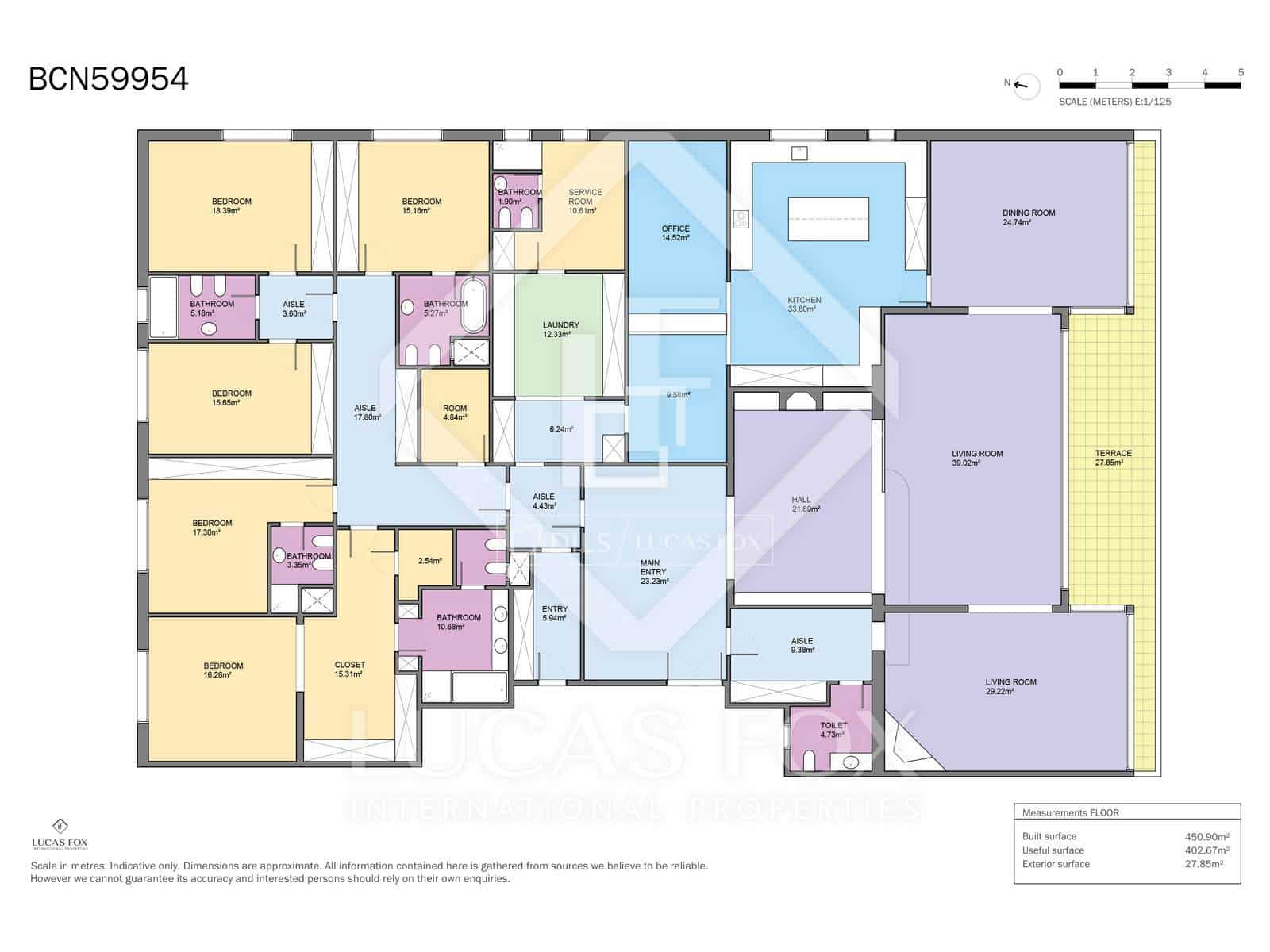6 bedroom Apartment for sale in Barcelona city with garage - € 5,500,000 (Ref: 9714171)