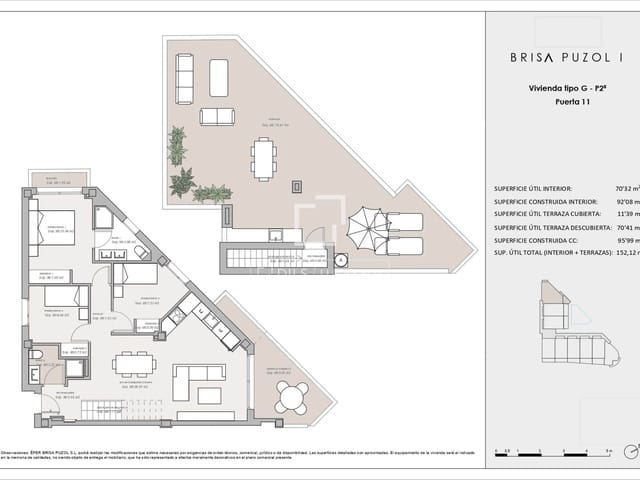 3 camera da letto Attico in vendita in Puçol con piscina garage - 411.000 € (Rif: 9716610)