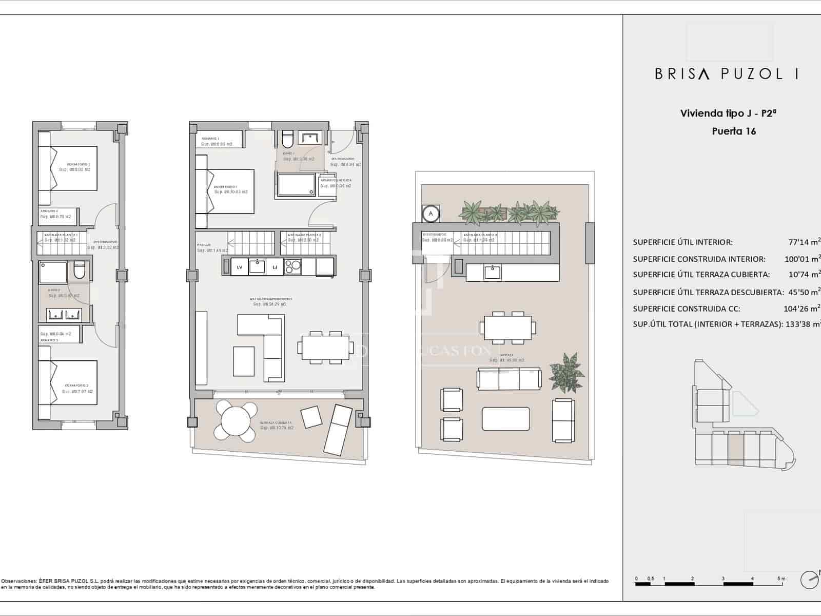 3 bedroom Penthouse for sale in Pucol with pool garage - € 459,000 (Ref: 9716613)
