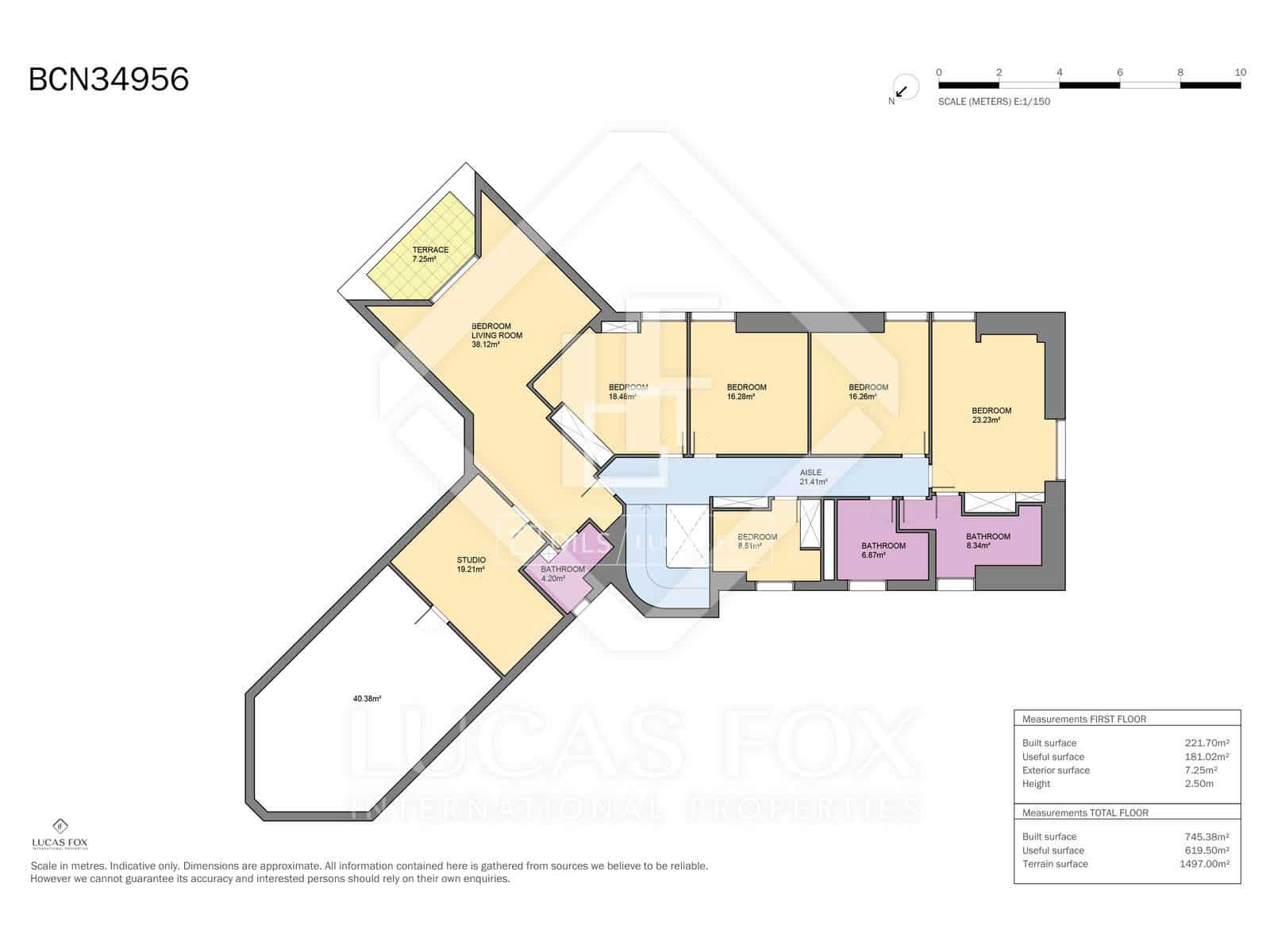 10 chambre Villa/Maison à vendre à Barcelone ville avec piscine garage - 5 500 000 € (Ref: 9725107)