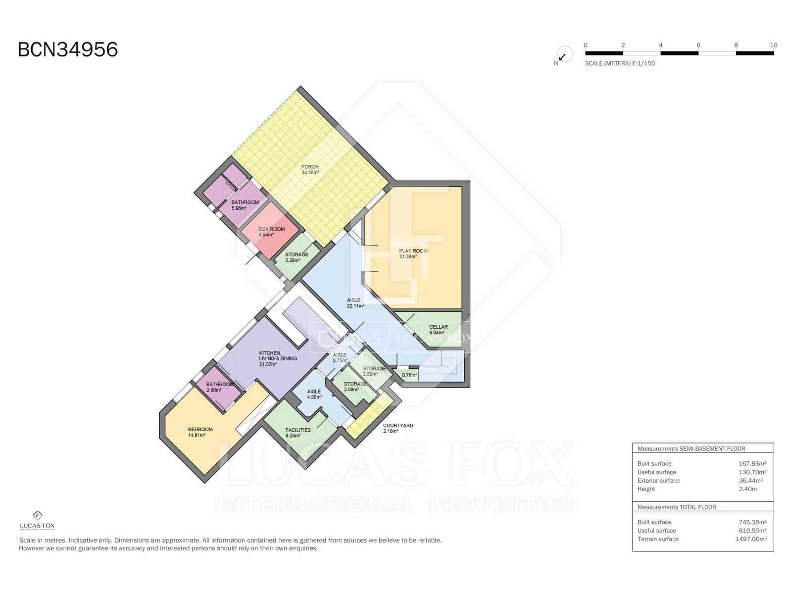 10 chambre Villa/Maison à vendre à Barcelone ville avec piscine garage - 5 500 000 € (Ref: 9725107)