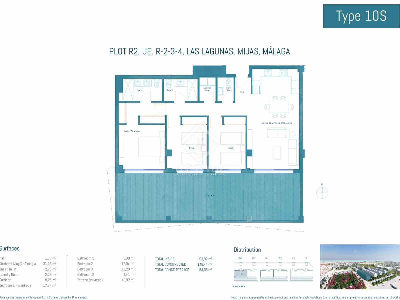 2 chambre Appartement à vendre à Mijas avec piscine garage - 411 600 € (Ref: 9727557)