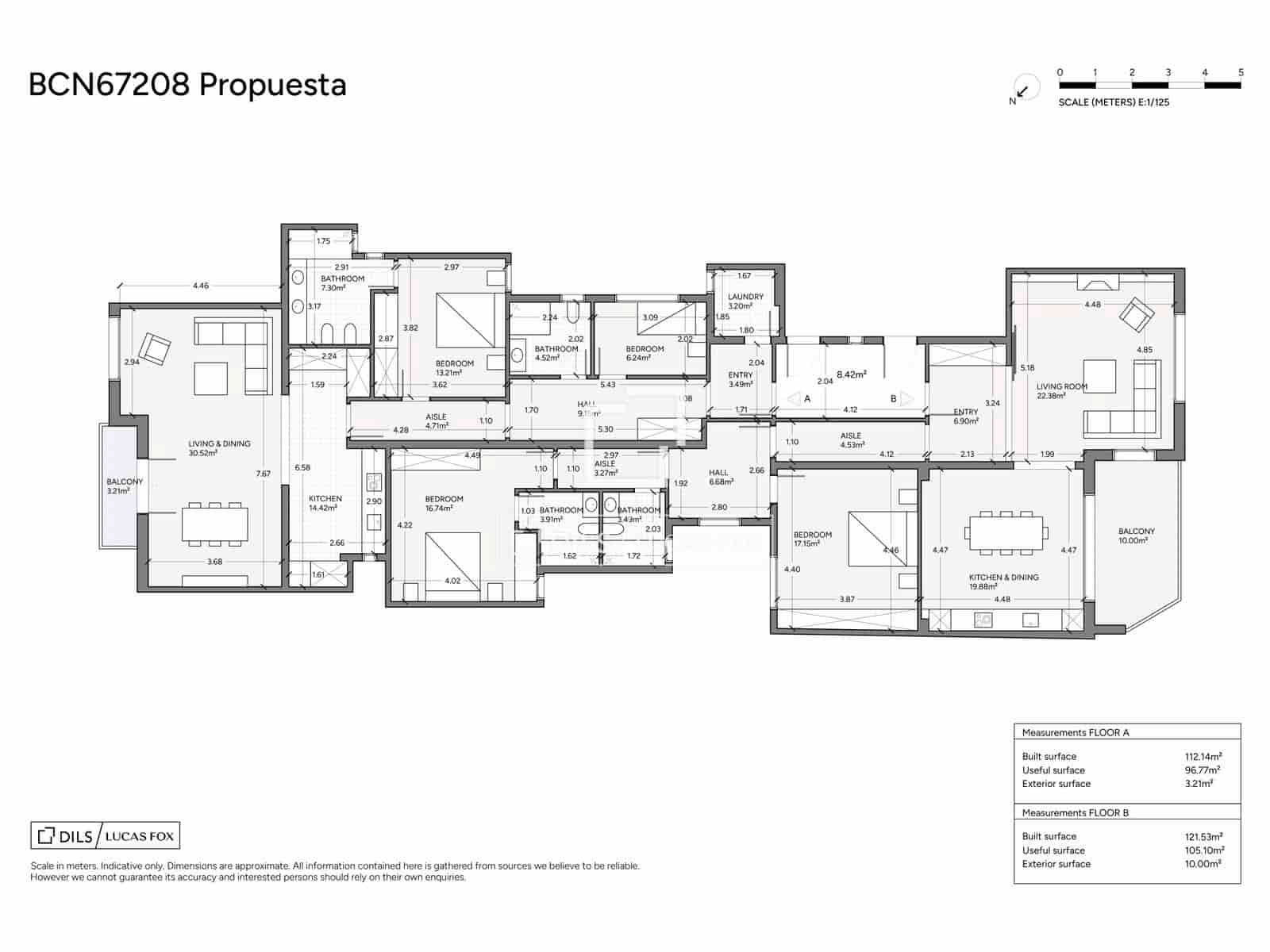 Apartamento de 6 habitaciones en Barcelona ciudad en venta con garaje - 1.475.000 € (Ref: 9730785)