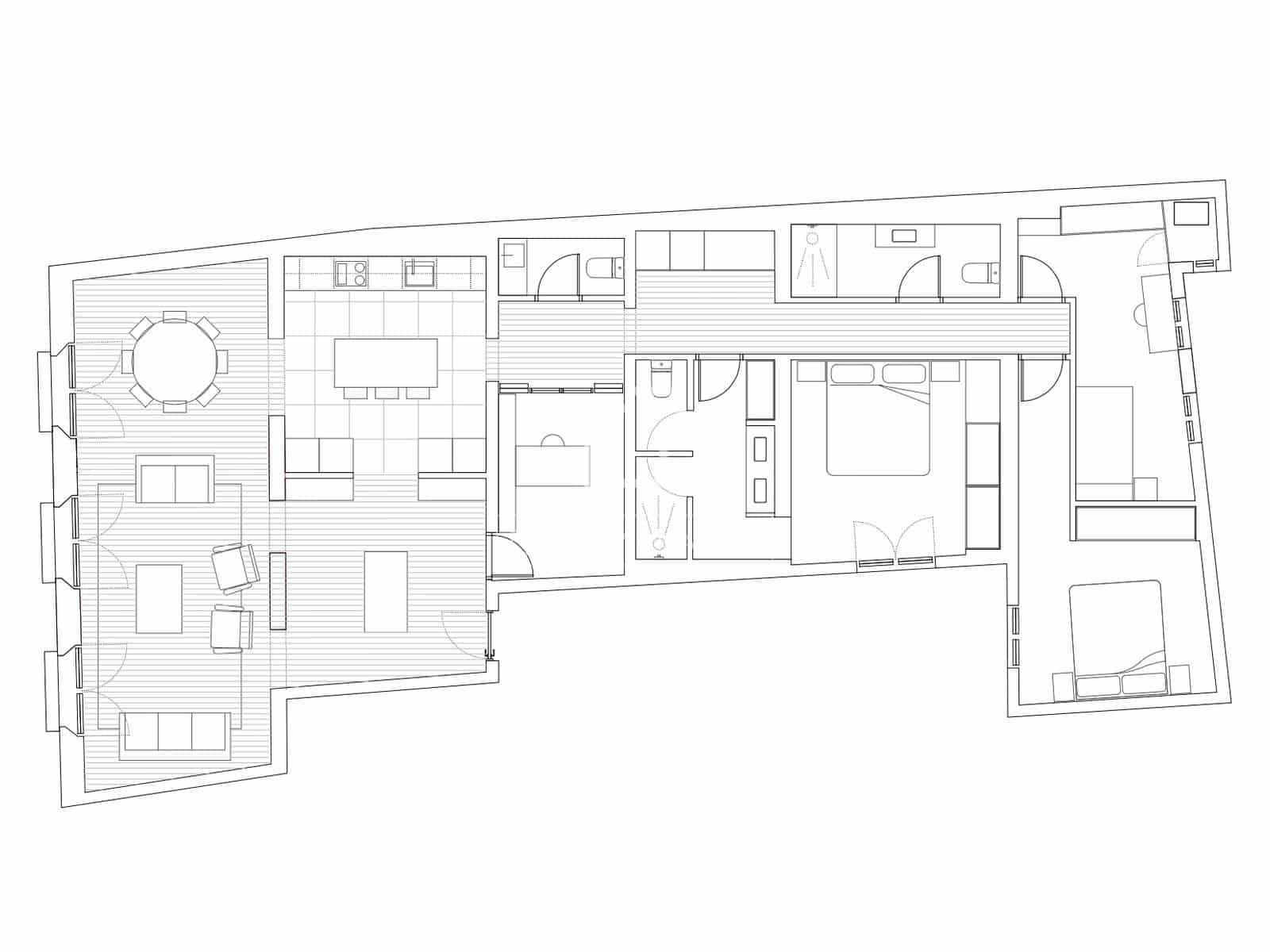 3 slaapkamer Appartement te koop in Madrid stad - € 1.150.000 (Ref: 9731203)