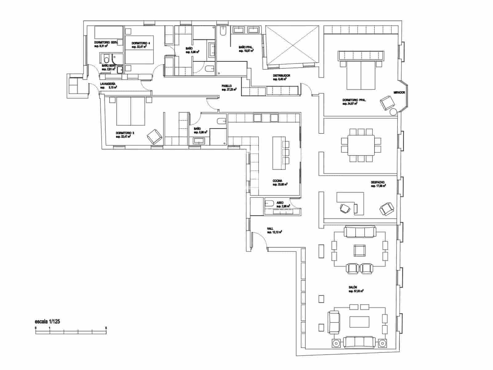 Apartment for sale in Madrid city - € 7,650,000 (Ref: 9733876)