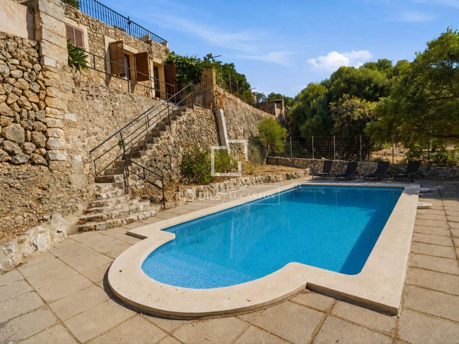 5 chambre Finca/Maison de Campagne à vendre à Selva avec piscine - 1 350 000 € (Ref: 9733975)