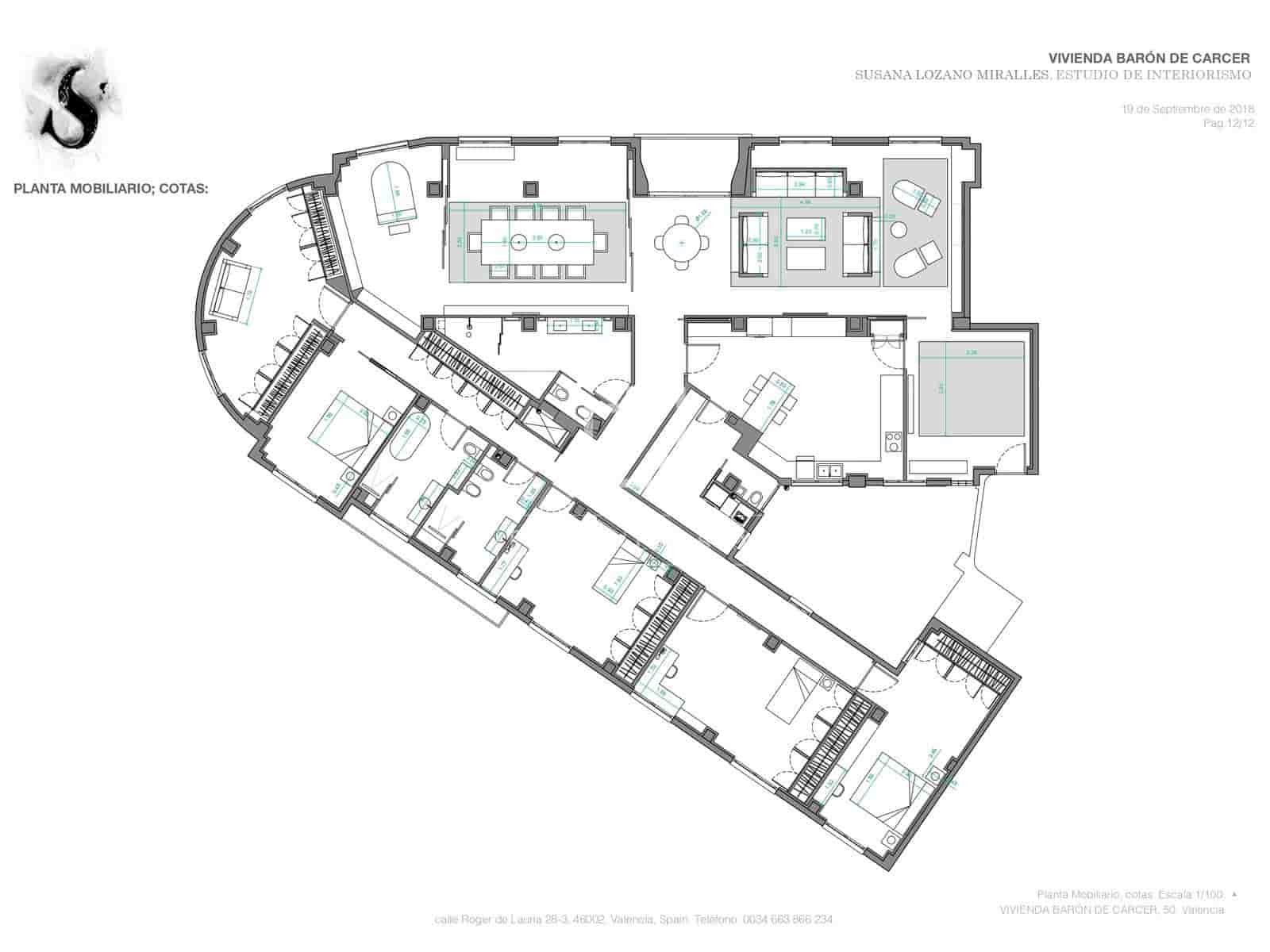 5 quarto Apartamento para venda em Valencia cidade - 1 590 000 € (Ref: 9735947)
