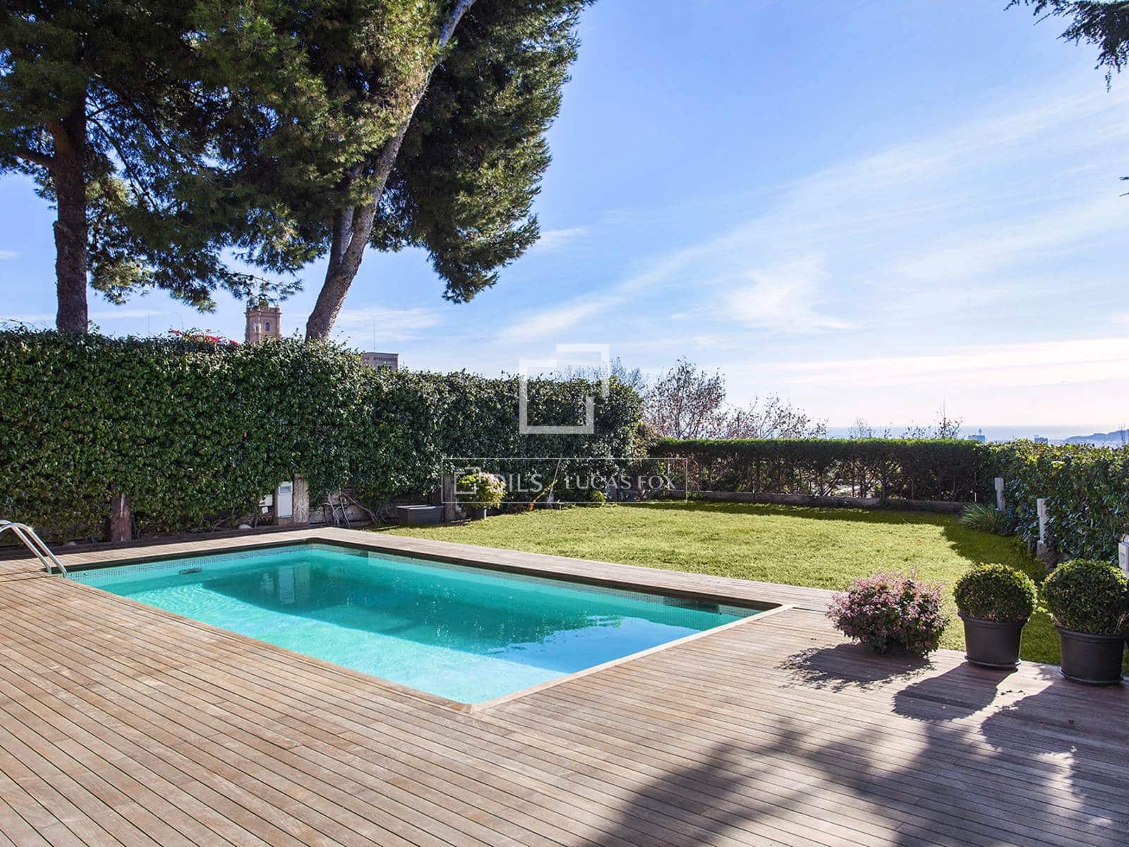 6 slaapkamer Villa te huur in Barcelona stad met zwembad garage - € 9.900 (Ref: 9739239)