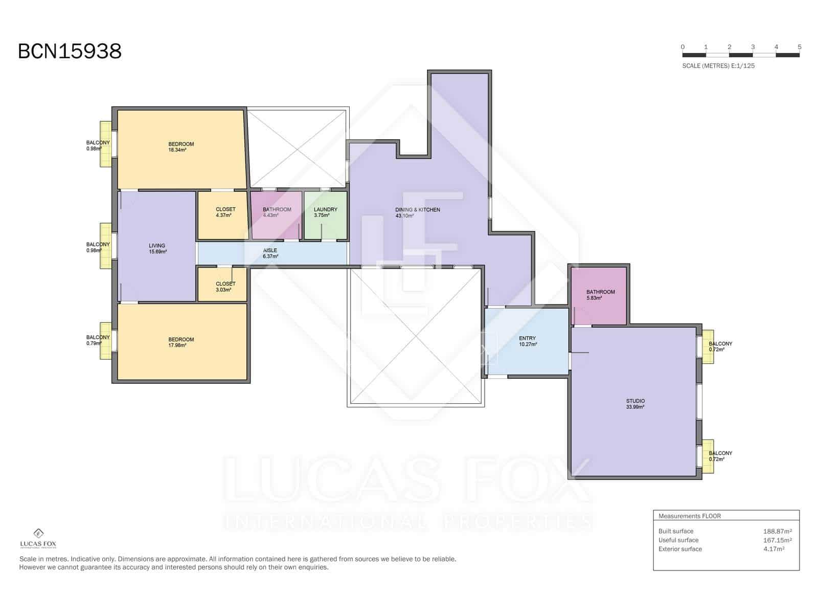 3 makuuhuone Huoneisto myytävänä paikassa Barcelona kaupunki - 1 200 000 € (Ref: 9748213)