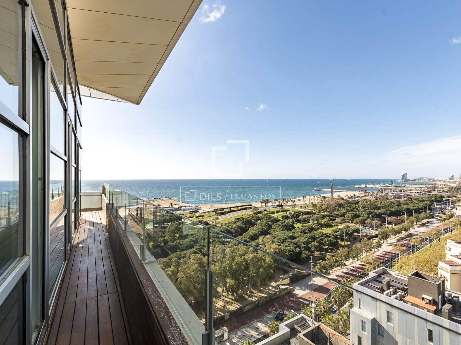 2 chambre Penthouse à vendre à Barcelone ville avec garage - 1 900 000 € (Ref: 9756645)