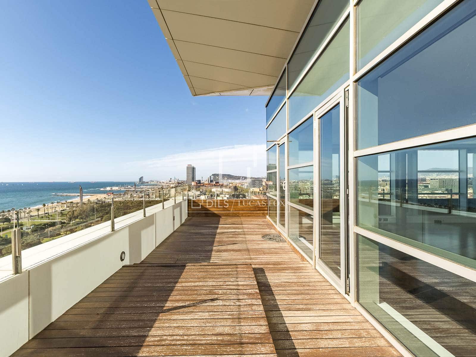 2 chambre Penthouse à vendre à Barcelone ville avec garage - 1 900 000 € (Ref: 9756645)