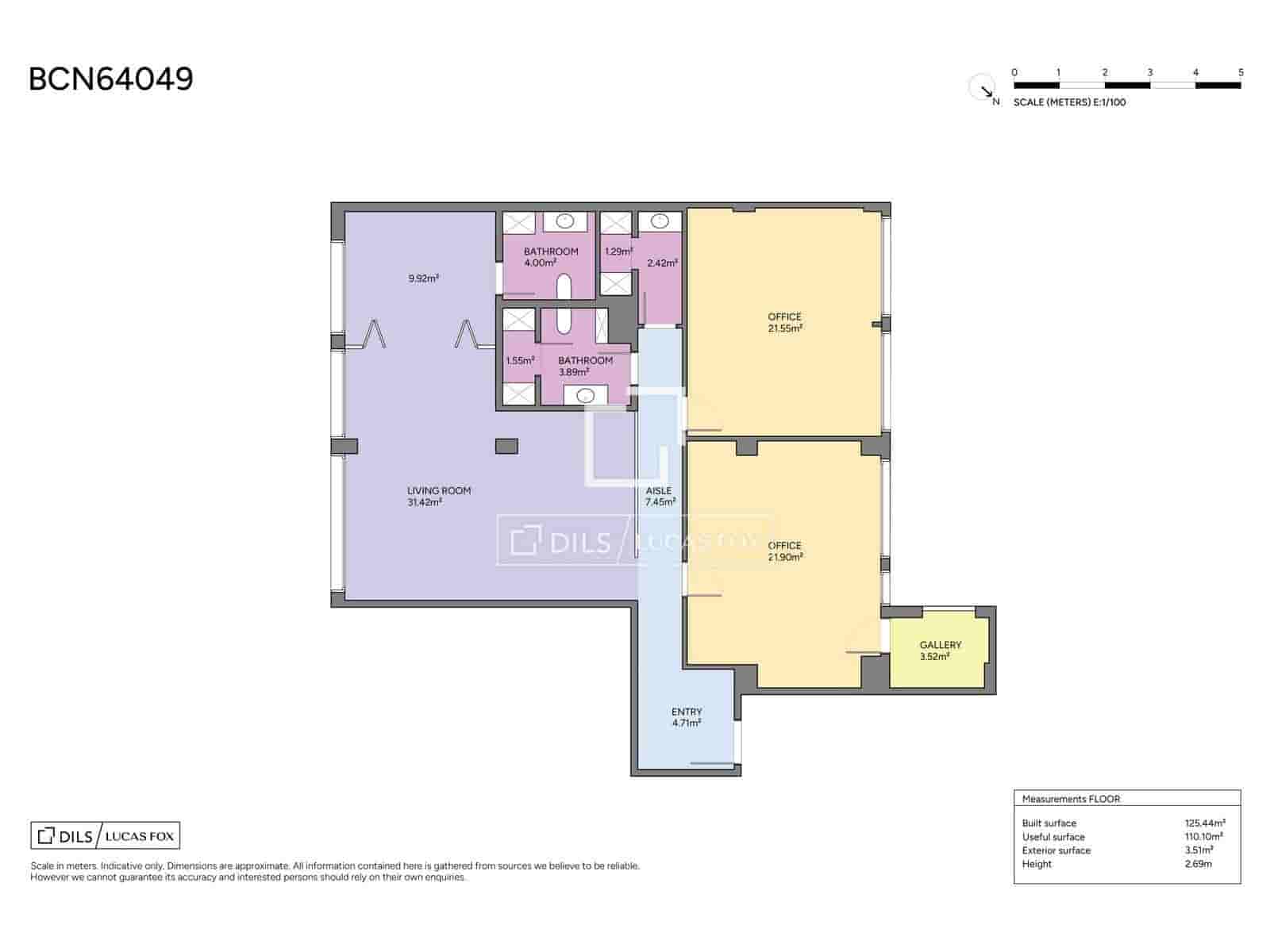 4 chambre Appartement à vendre à Barcelone ville - 790 000 € (Ref: 9756646)
