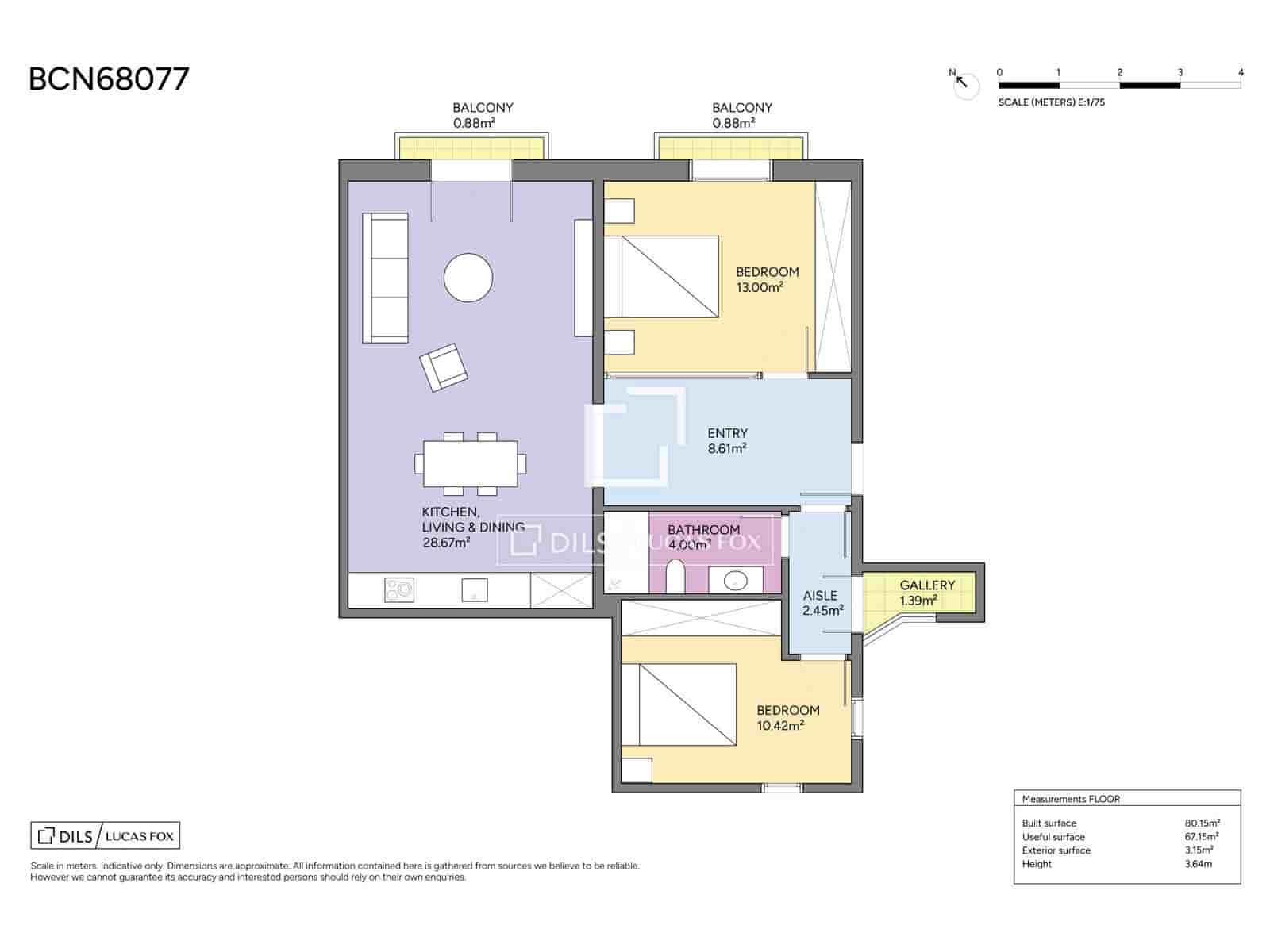 4 soverom Leilighet til salgs i Barcelona by - € 1 080 000 (Ref: 9759599)