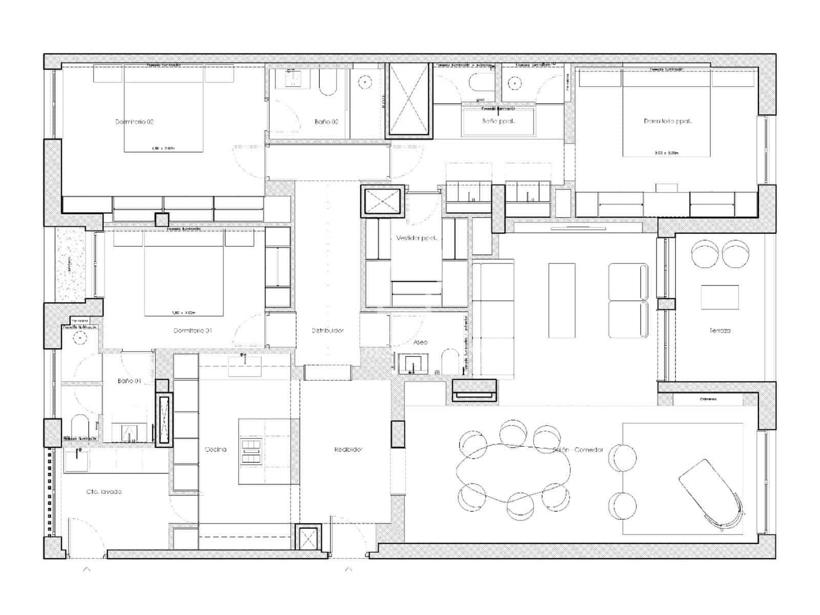 3 sovrum Lägenhet till salu i Madrid stad med garage - 2 690 000 € (Ref: 9759601)