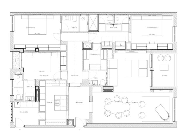 3 sovrum Lägenhet till salu i El Viso, Madrid stad med garage - 2 690 000 € (Ref: 9759601)