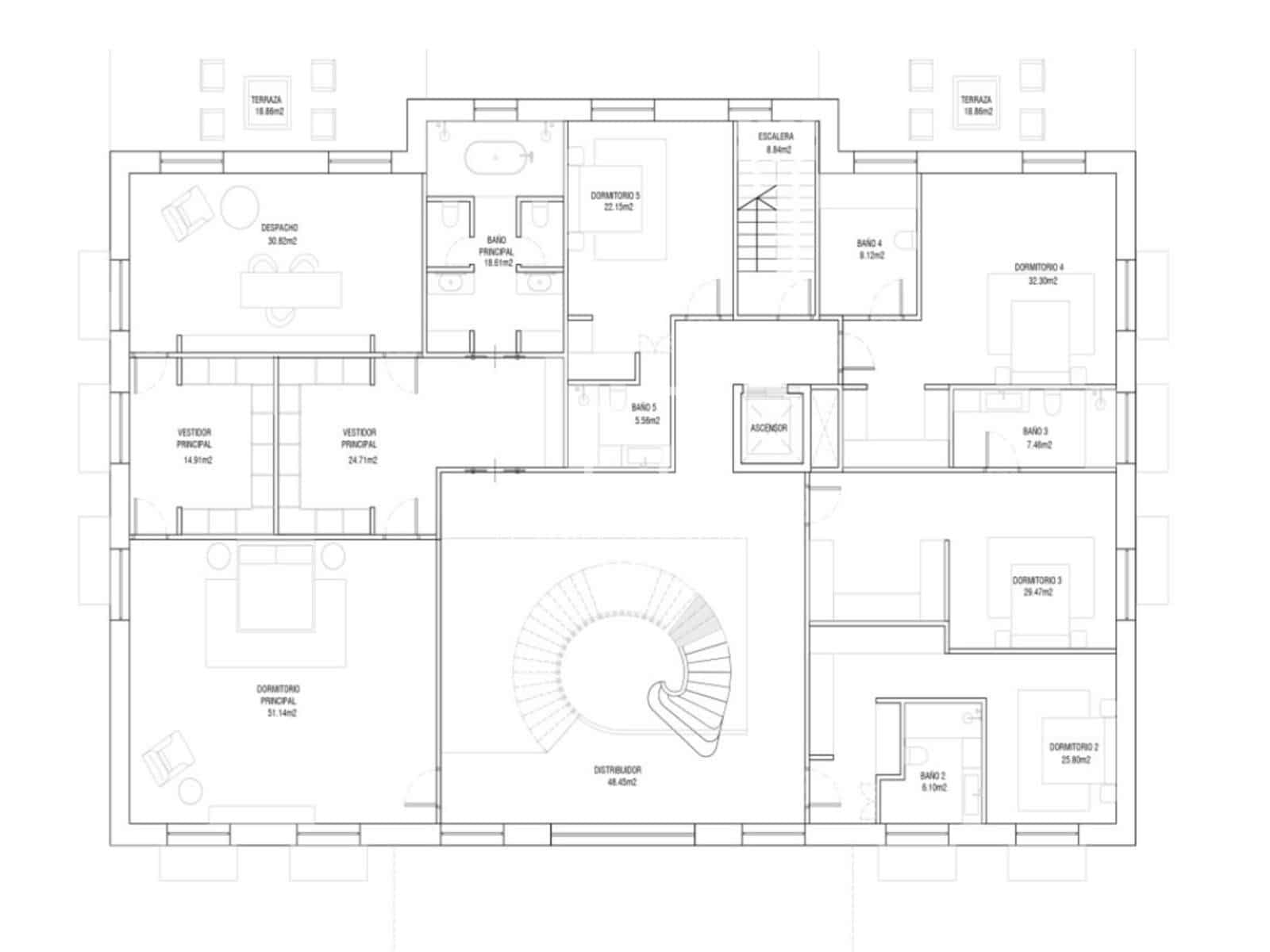 Byggetomt til salgs i Madrid by - € 3 900 000 (Ref: 9761376)