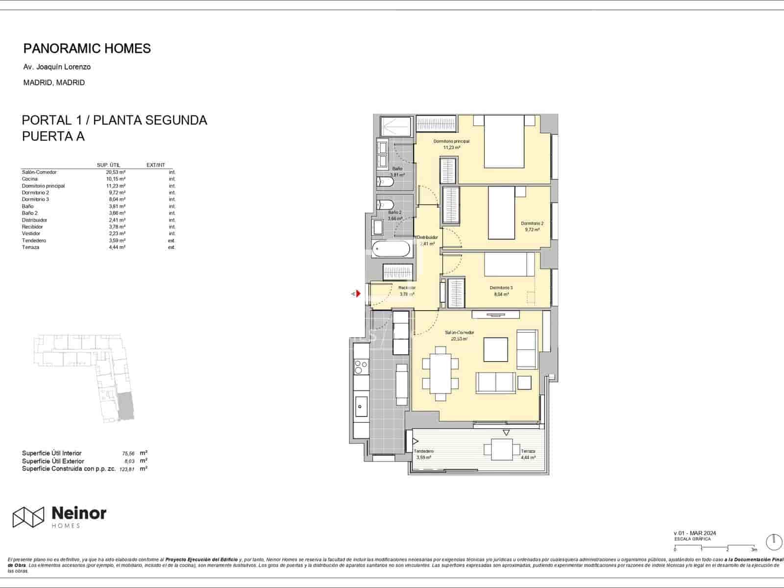3 quarto Apartamento para venda em Madrid cidade com piscina garagem - 1 200 000 € (Ref: 9761483)